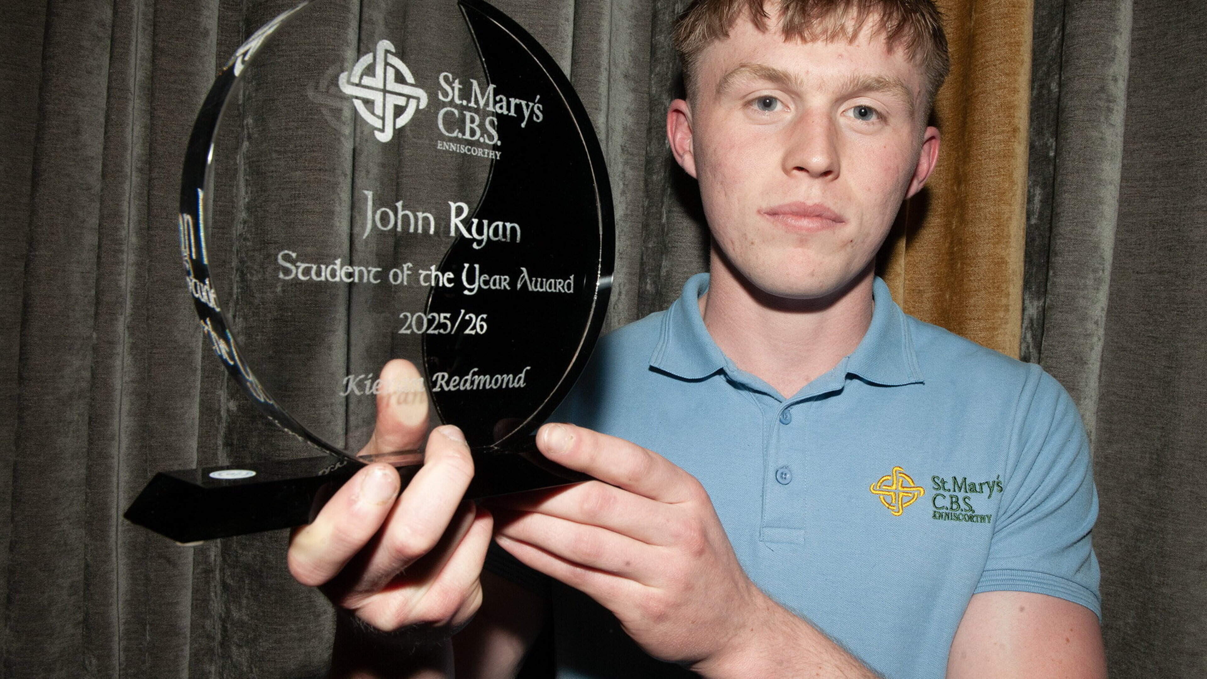 Past pupil returns to inspire Wexford students at awards night