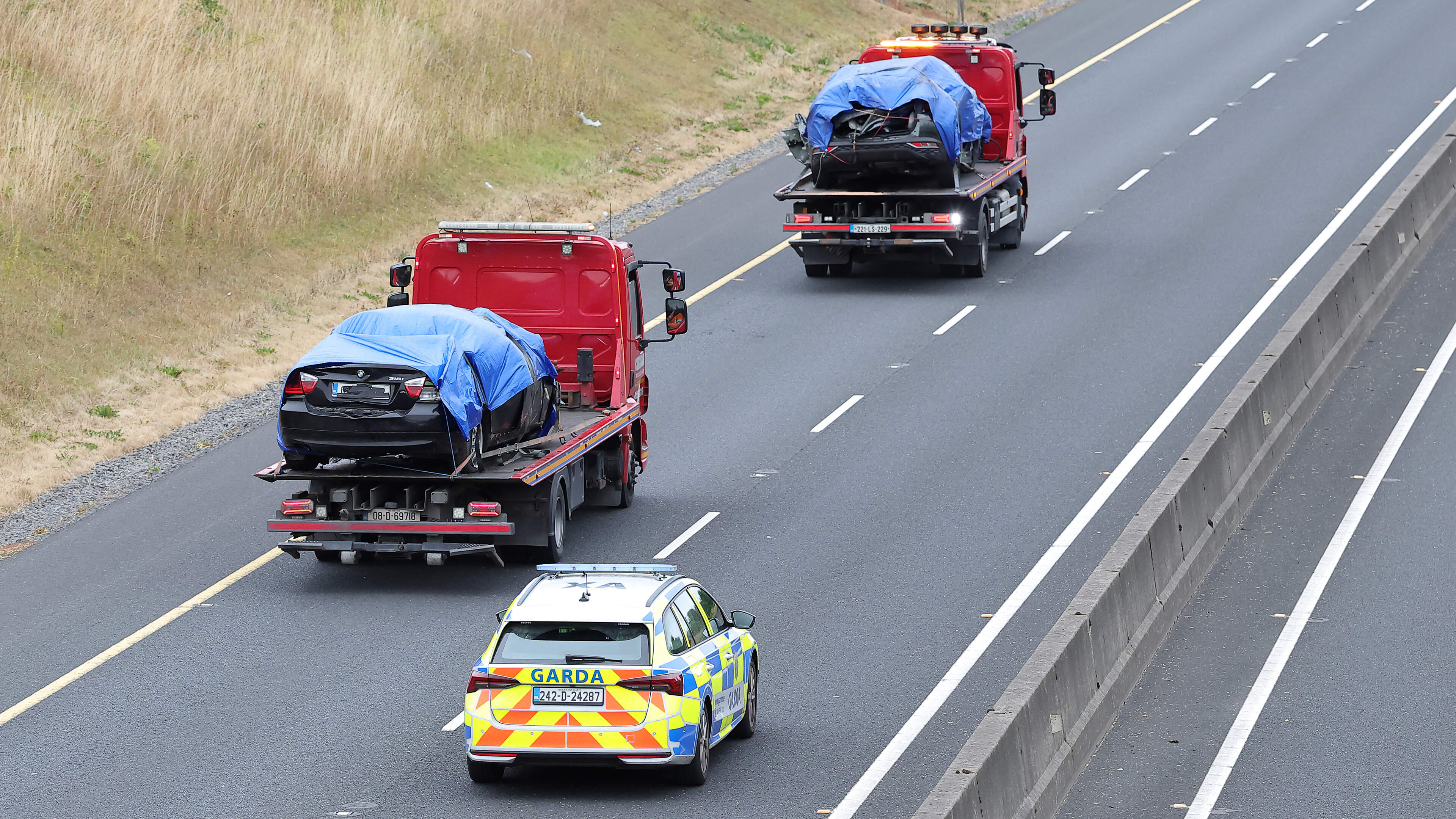 Five boys die in M9 wrong-way crash involving stolen car linked to burglary