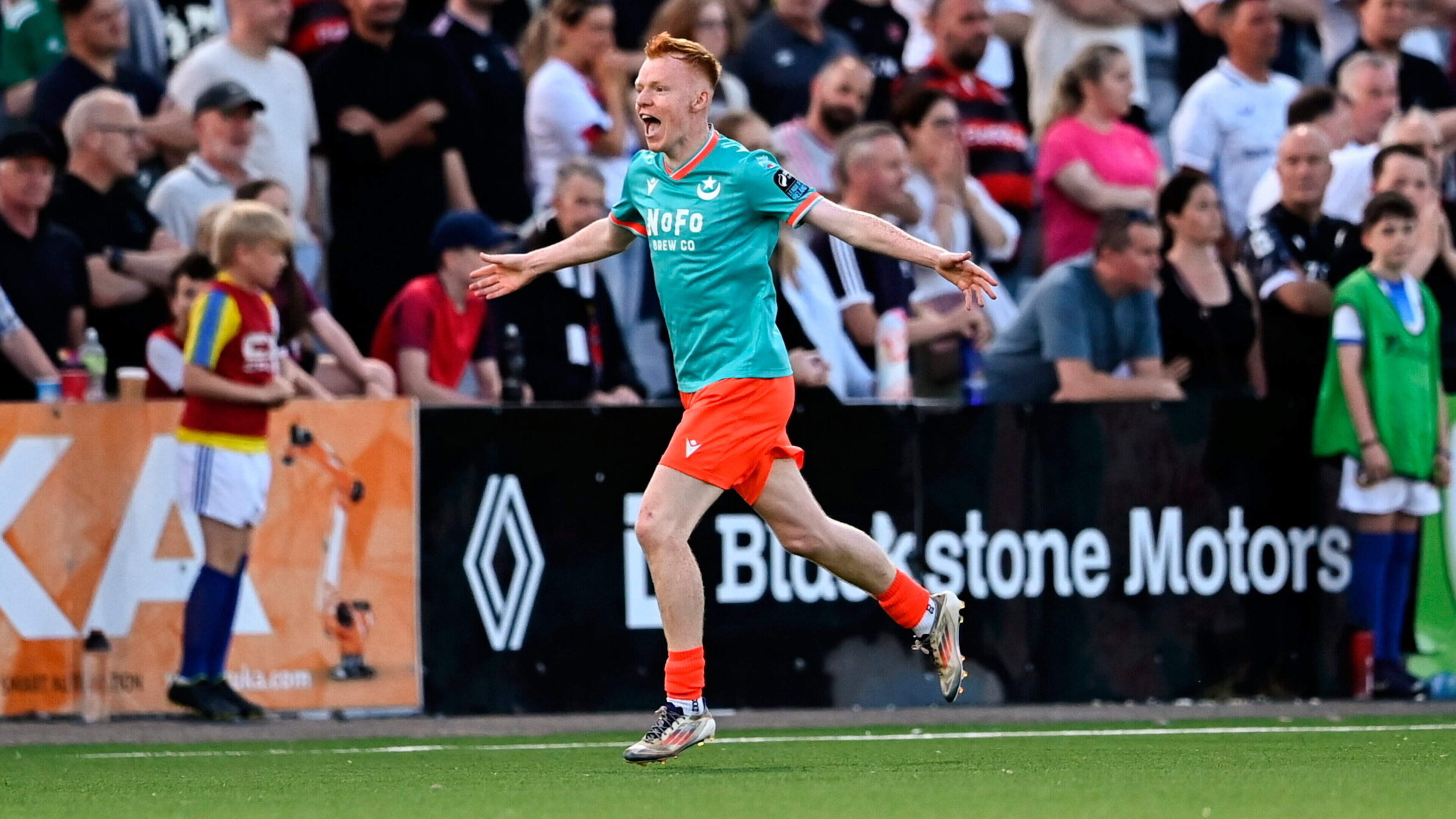 Shane Farrell’s second-half double stuns Dundalk and earns Drogheda priceless victory in Louth derby