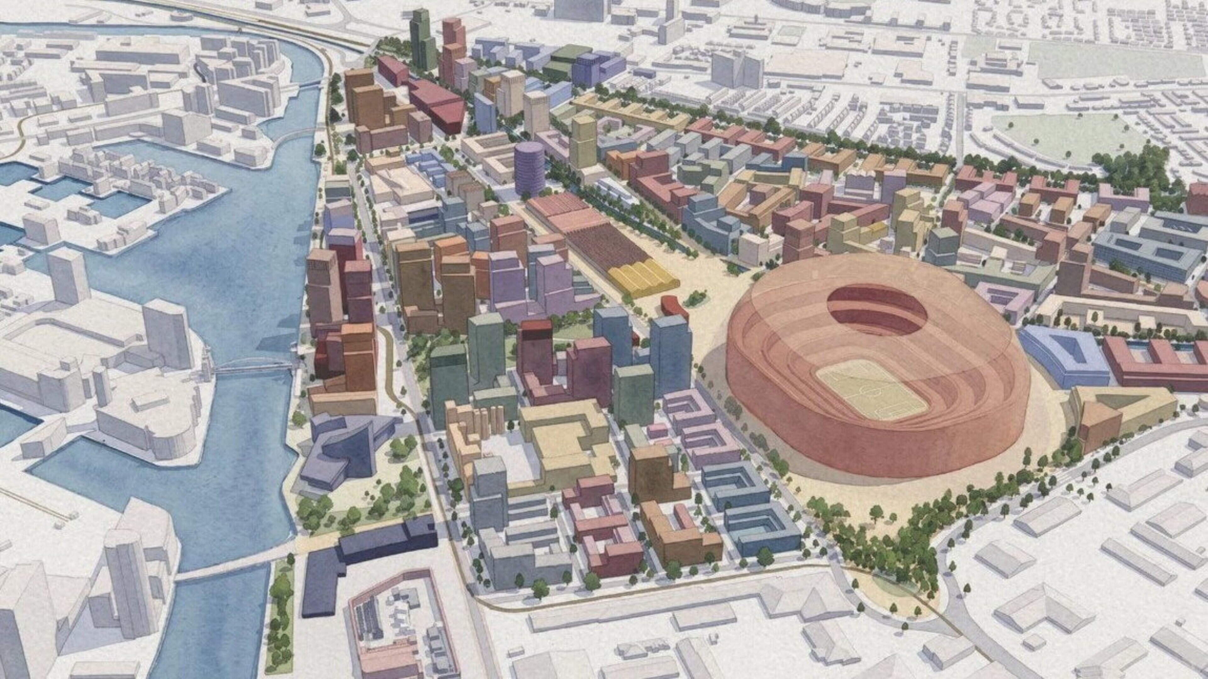 Manchester United reveal plans for new 100,000-seater stadium complete with ‘circus-tent’ design