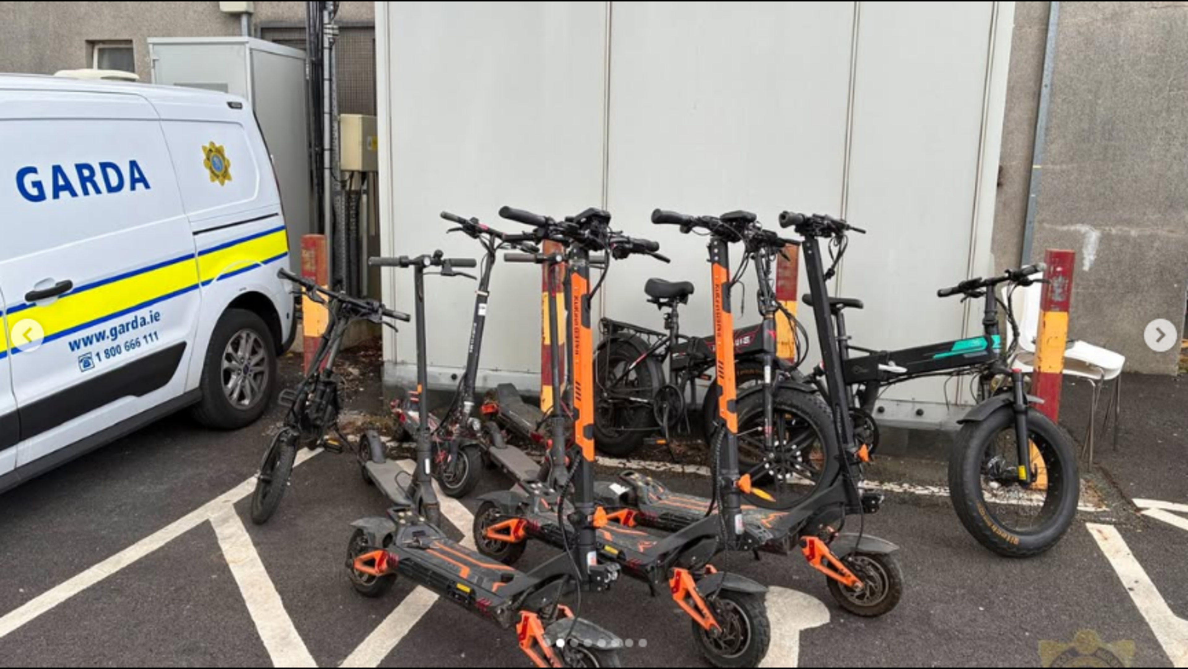 Gardaí seize 166 e-bikes and e-scooters in Dublin as part of crackdown