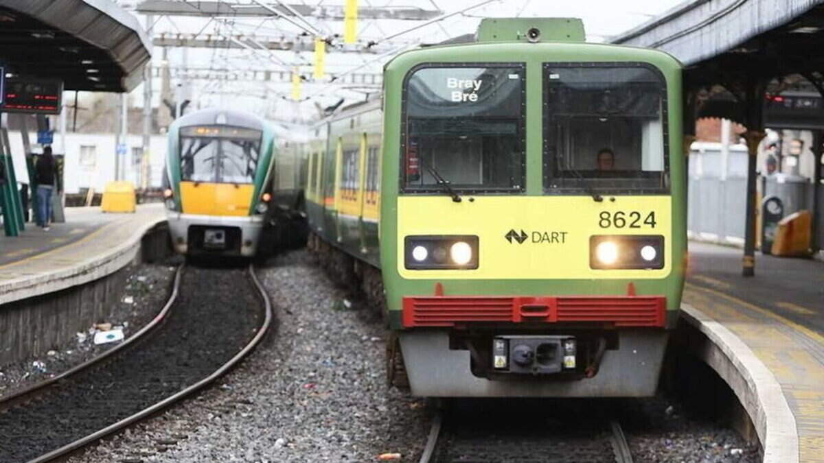 Vehicle strikes level crossing barrier at Sandymount Dart station