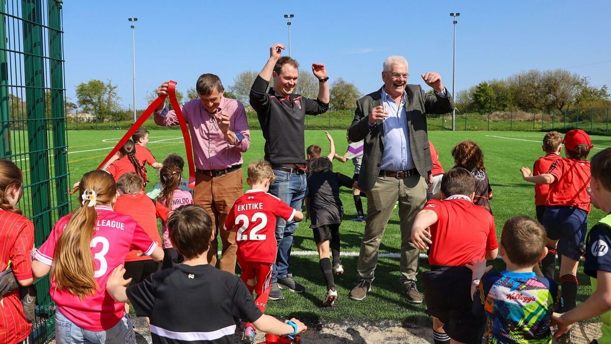 Rural Wexford football club unveil new Astro turf during family fun day ...