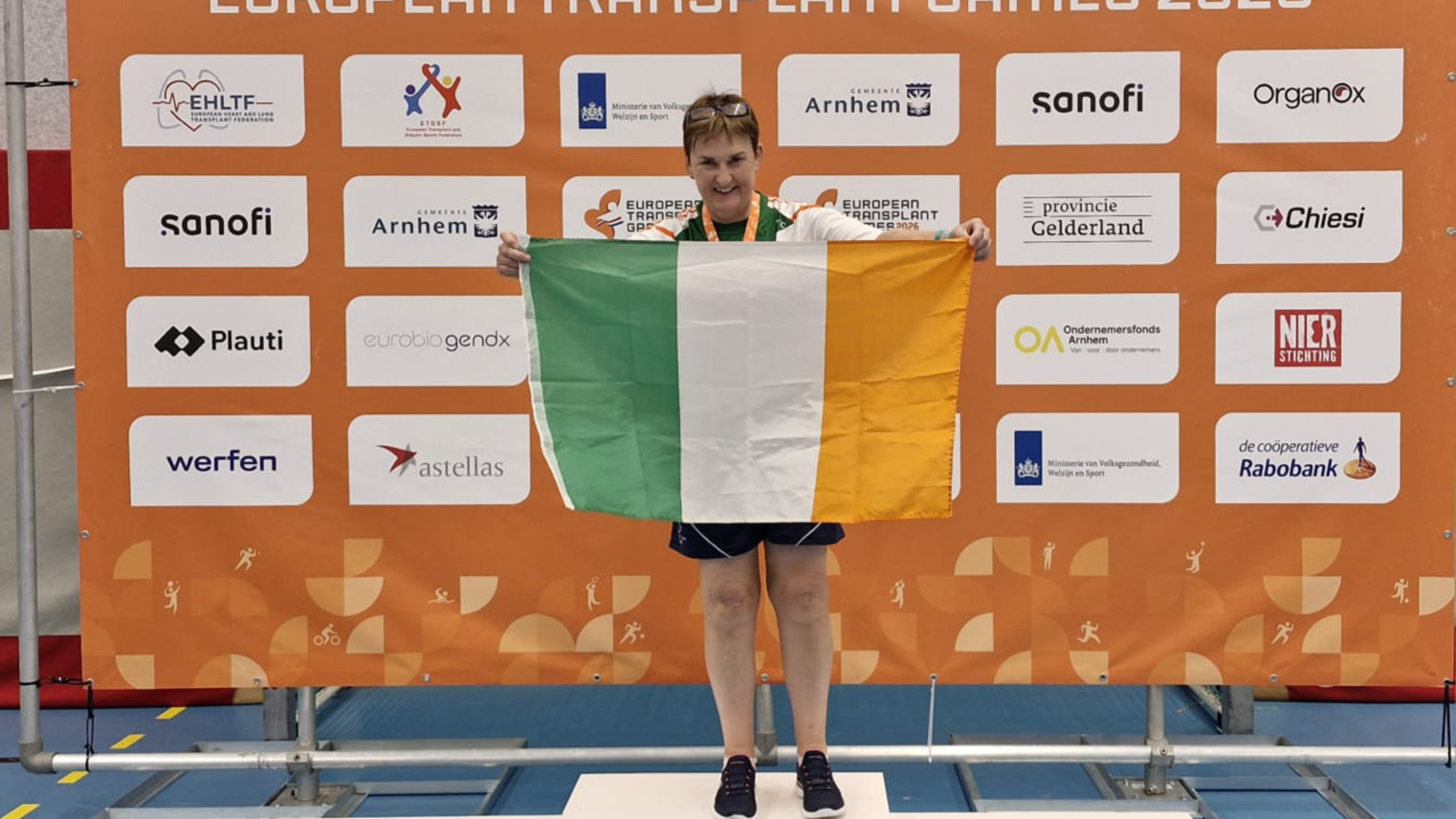 Clare athlete wins three medals before heatwave halts European Transplant Games