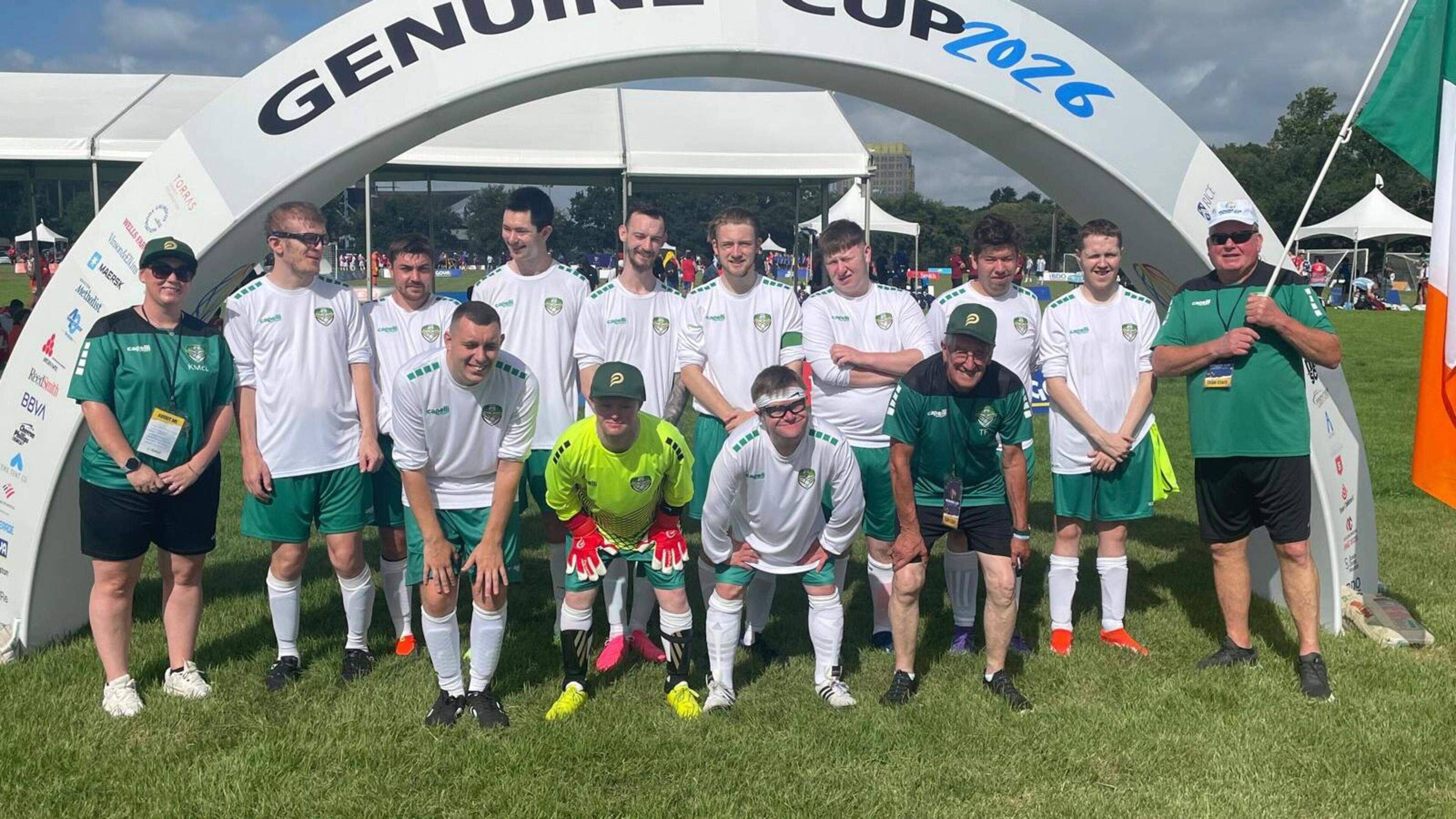 Local stars proudly represent Ireland at international football tournament in Texas