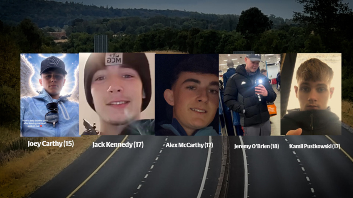 Public order units to police funerals of five teenagers killed in M9 crash