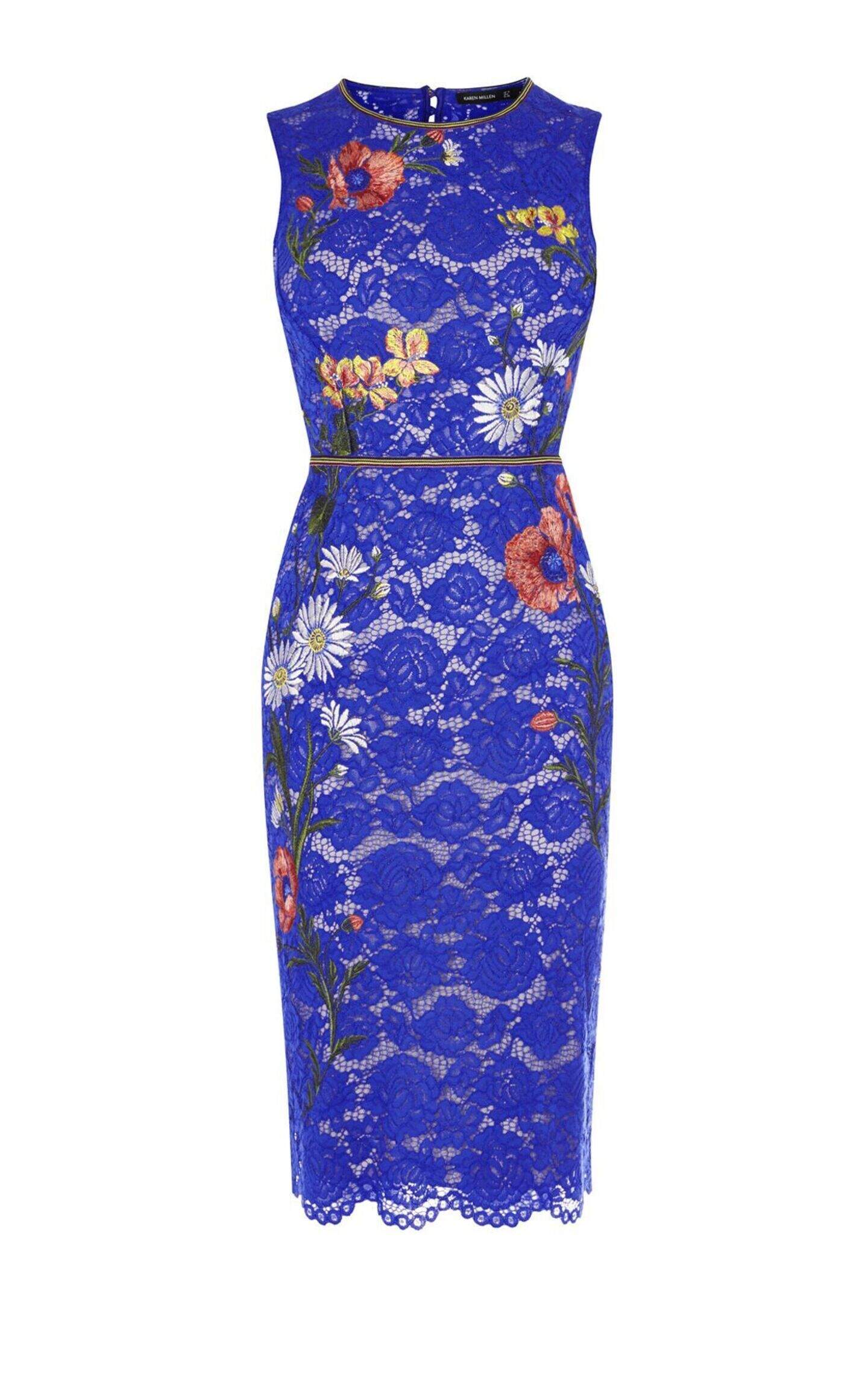 lace taffeta dress Lace And Taffeta Long Shirt Dress – John Paul Ataker main image 1