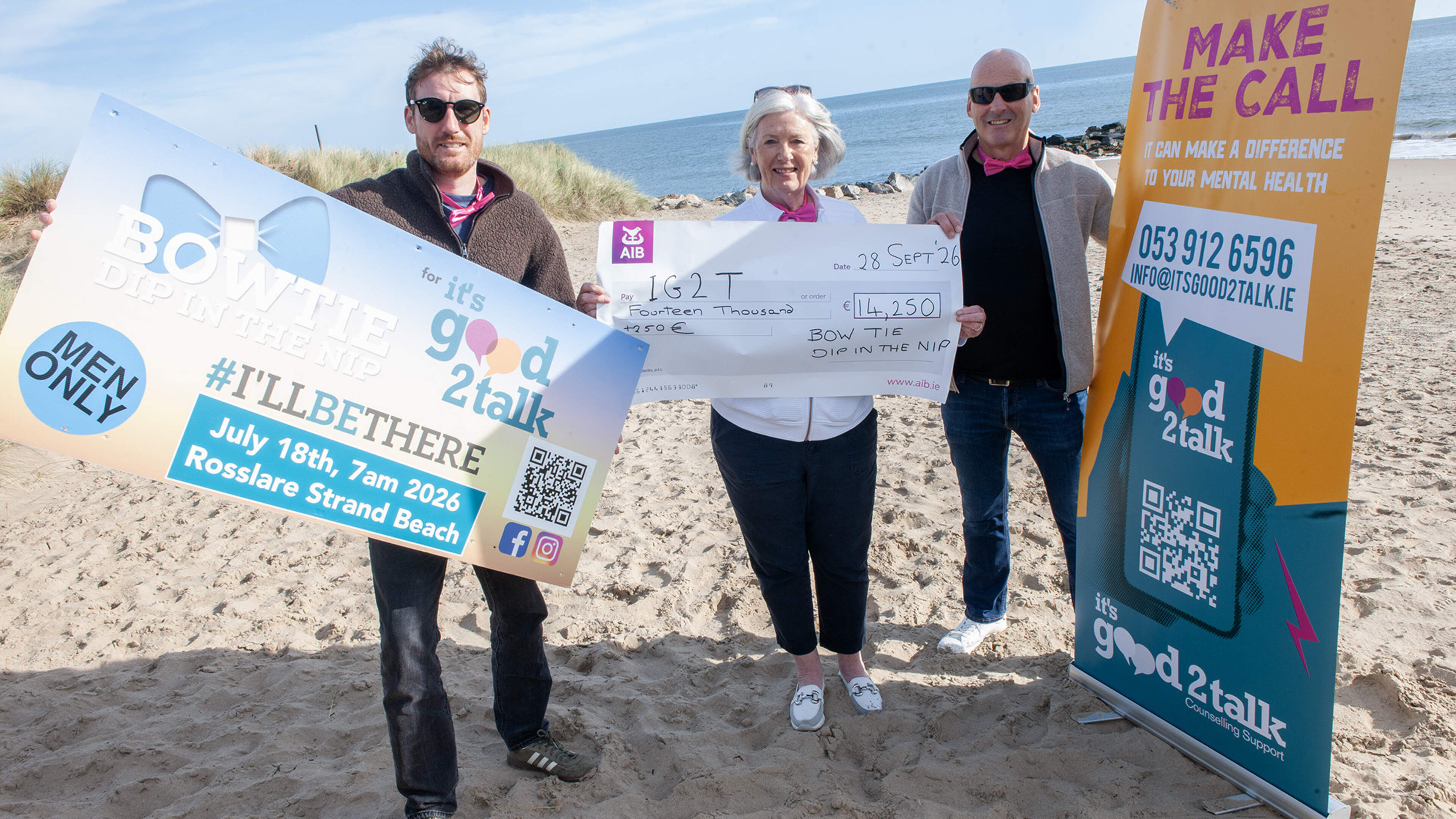Men’s Bow Tie Dip in the Nip raises more than €14,000