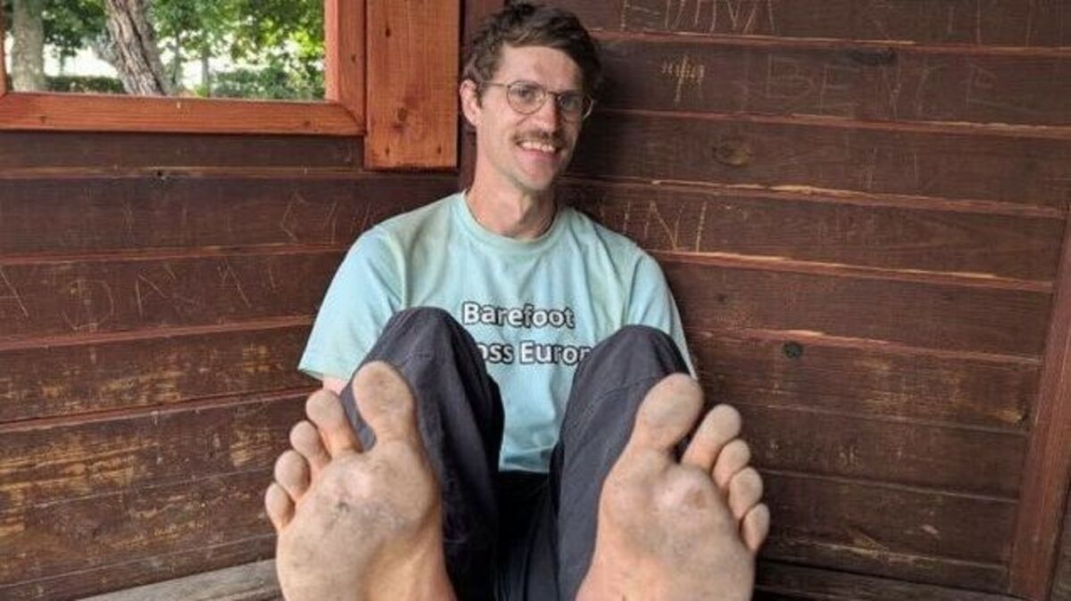 Mayo man's barefoot walk across Europe officially recognised as a world record