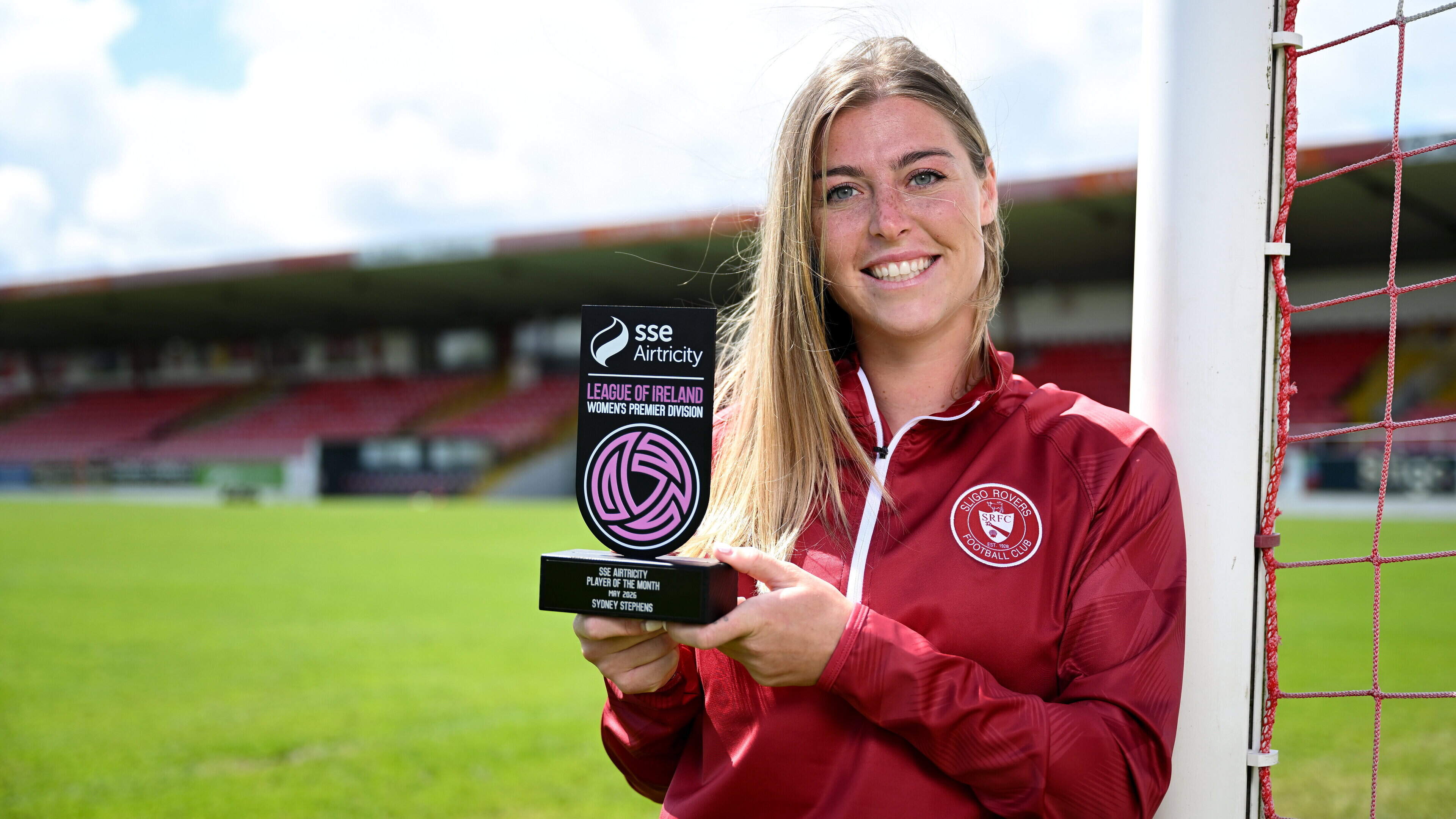 Sligo Rovers star Sydney Stephens credits ‘work the whole team has been putting in’ after Player of the Month award