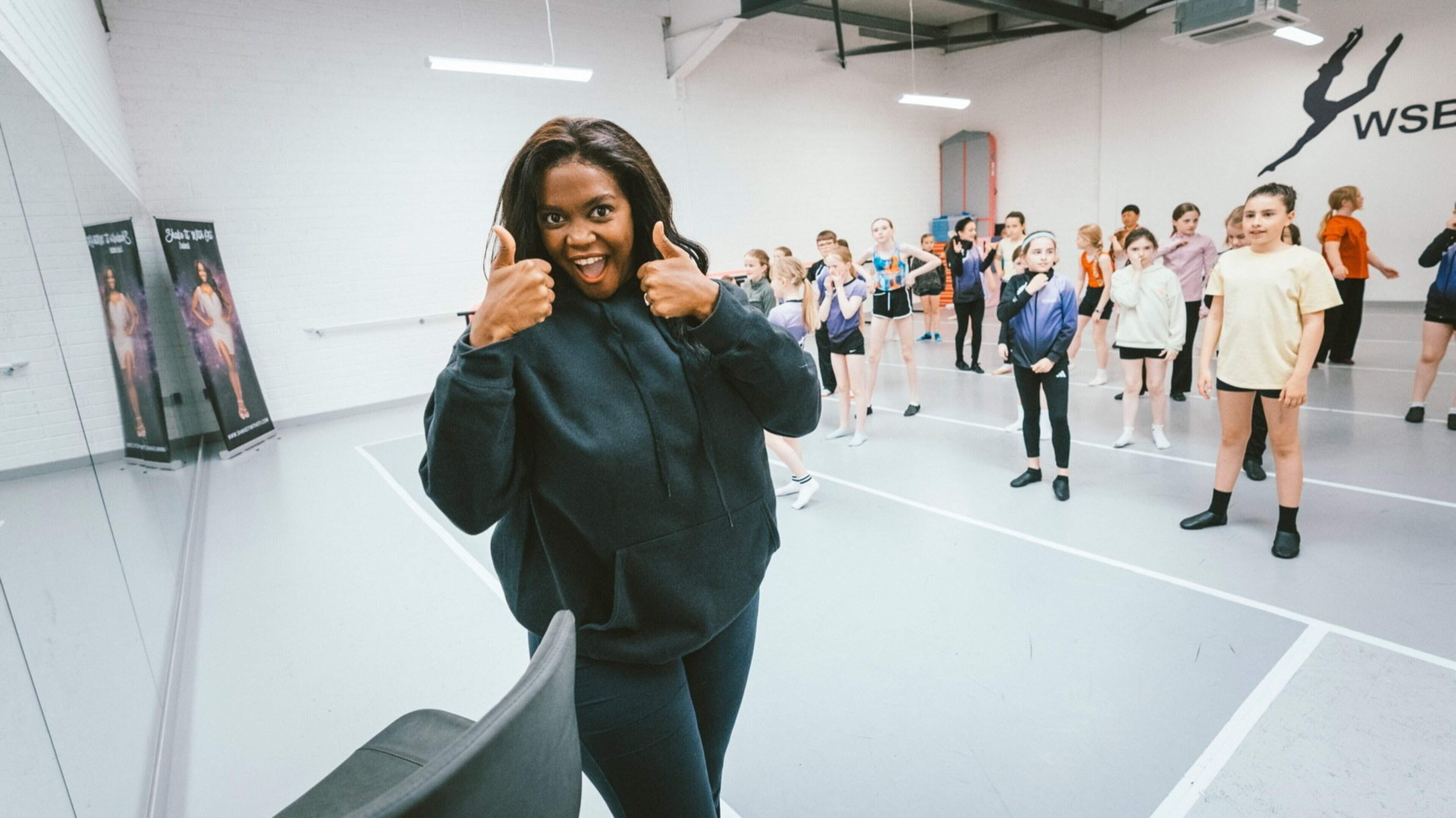 Strictly Come Dancing star puts Wexford dancers through their paces