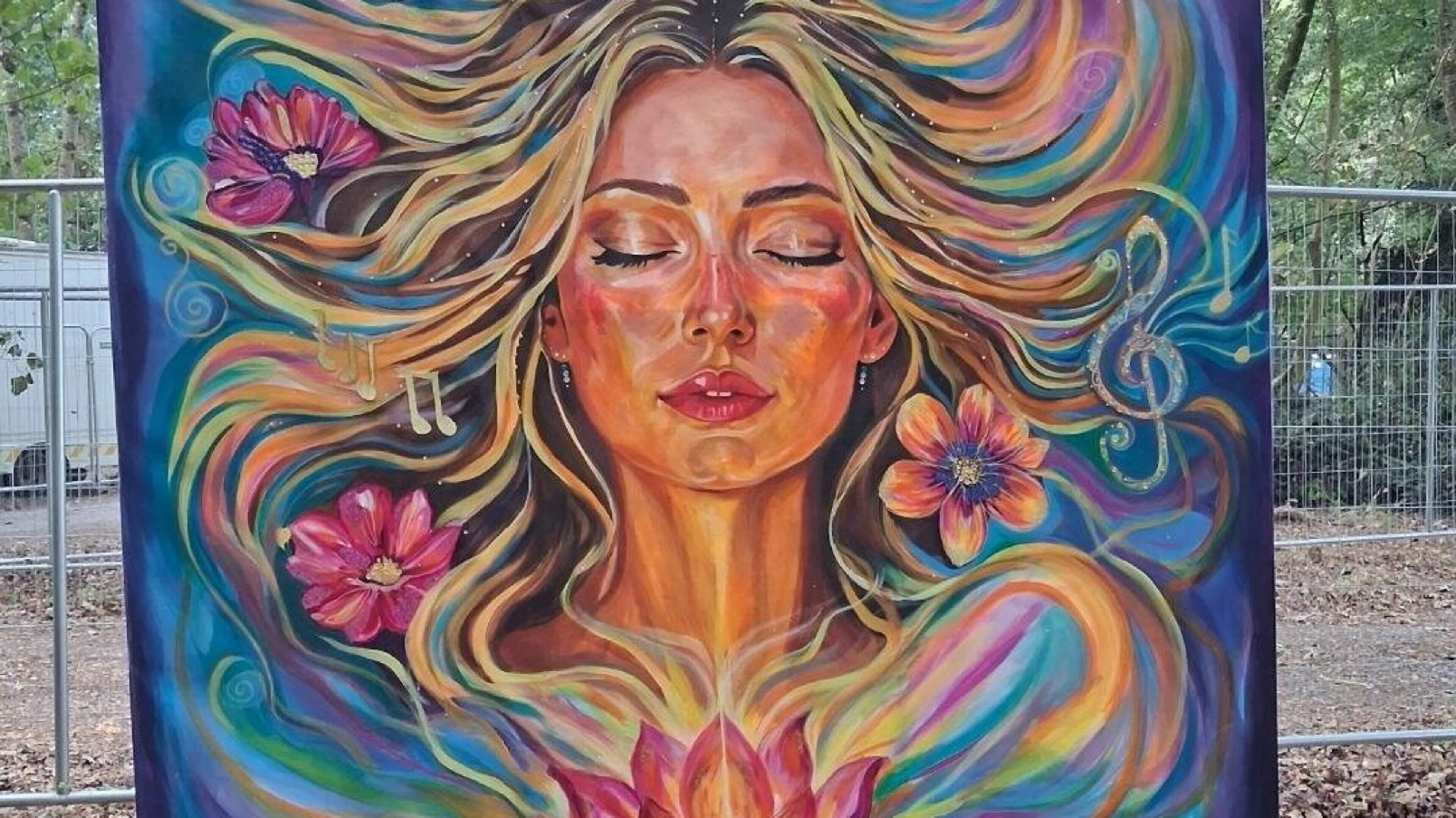Wicklow artist who unveiled room-sized image of goddess at Electric Picnic set to release print versions