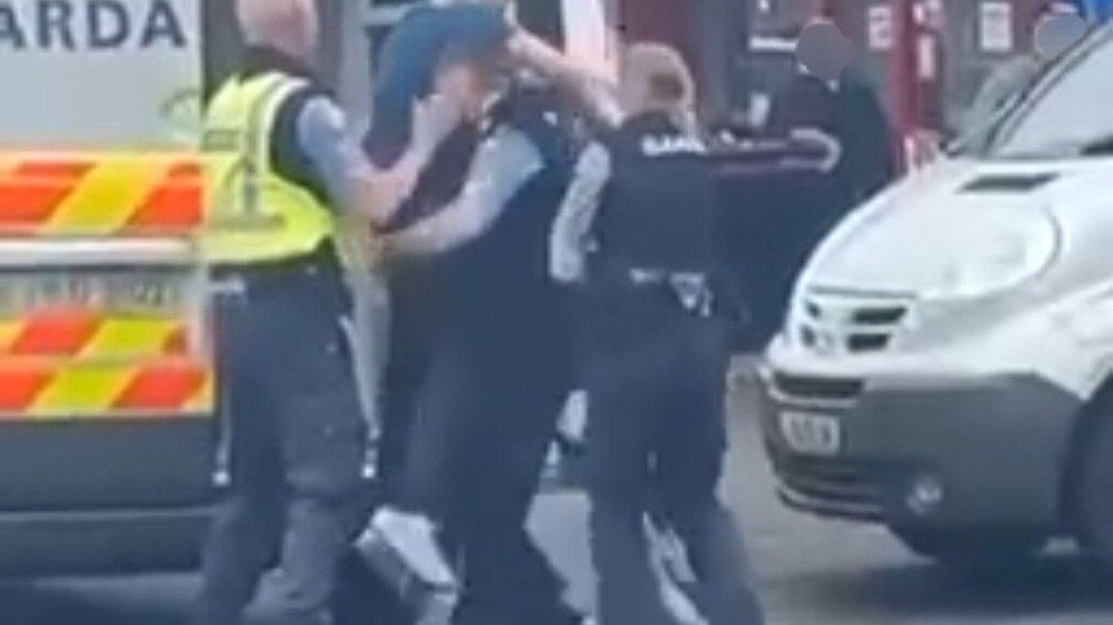 Gardaí in violent tussle with suspect after daring escape from patrol van