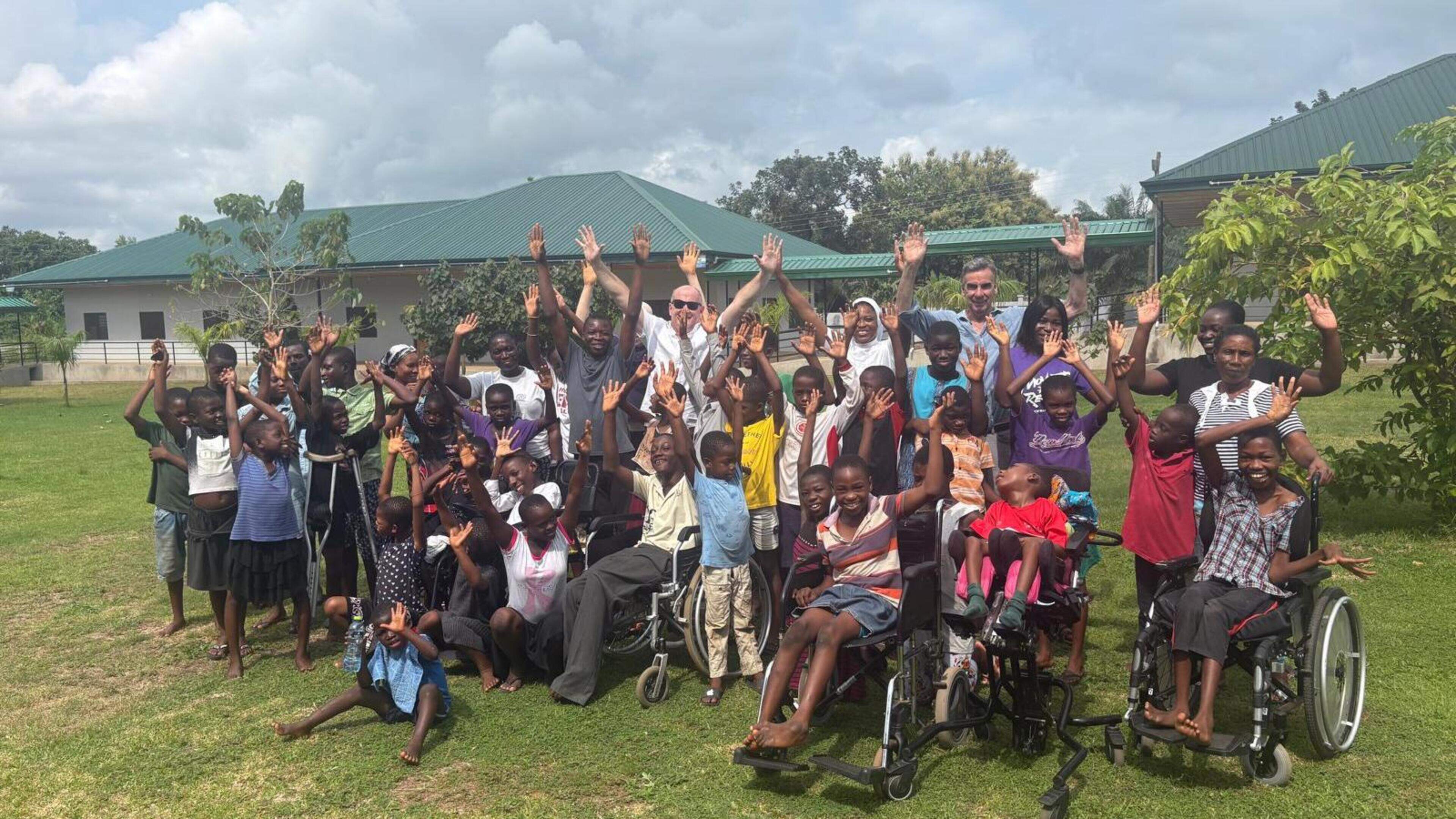 Irish Ambassador visits meets founder of Louth’s  Crosscause charity in Ghana