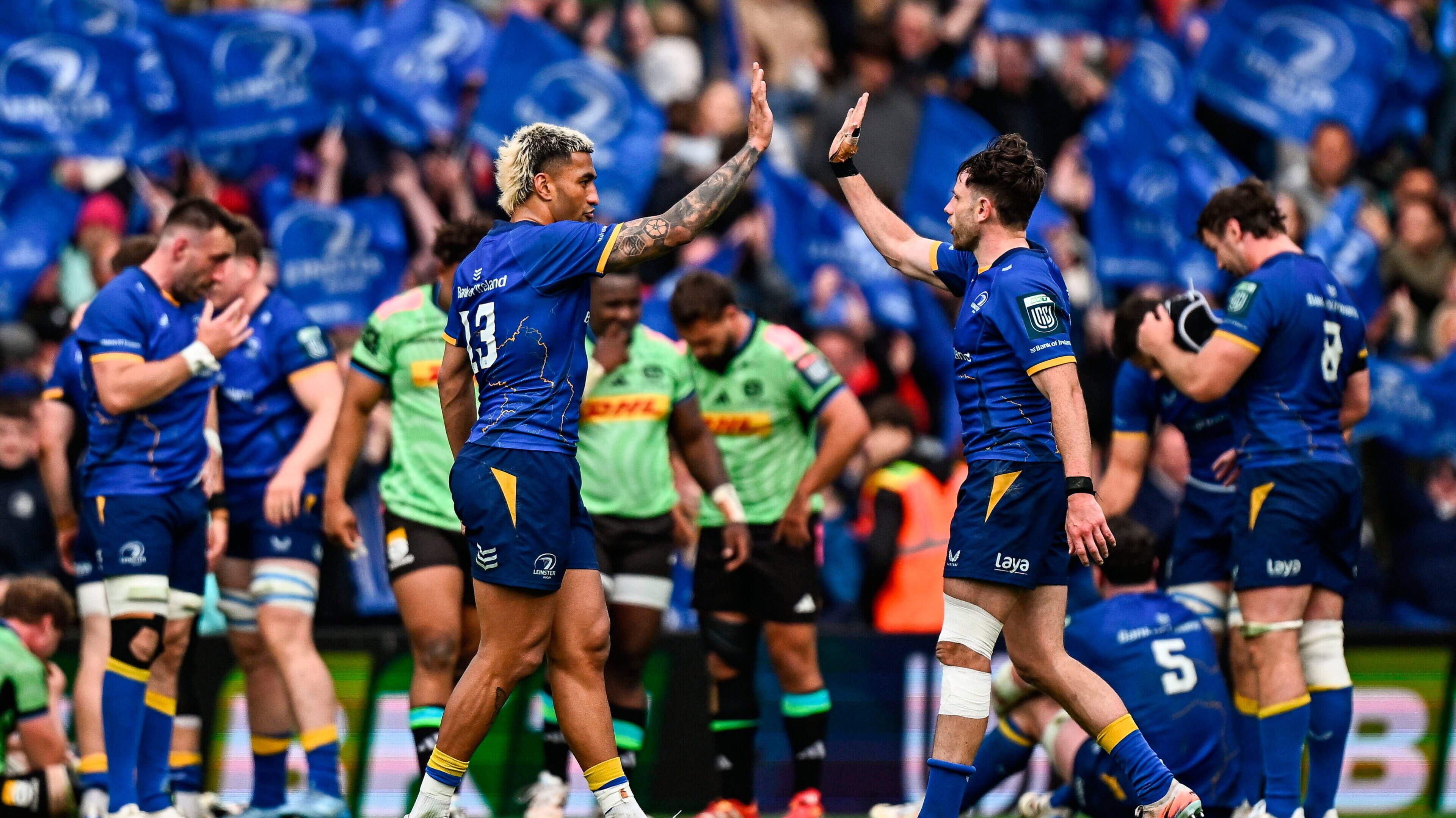 Leinster hold their nerve to secure URC final at Croke Park after seeing off indisciplined Stormers