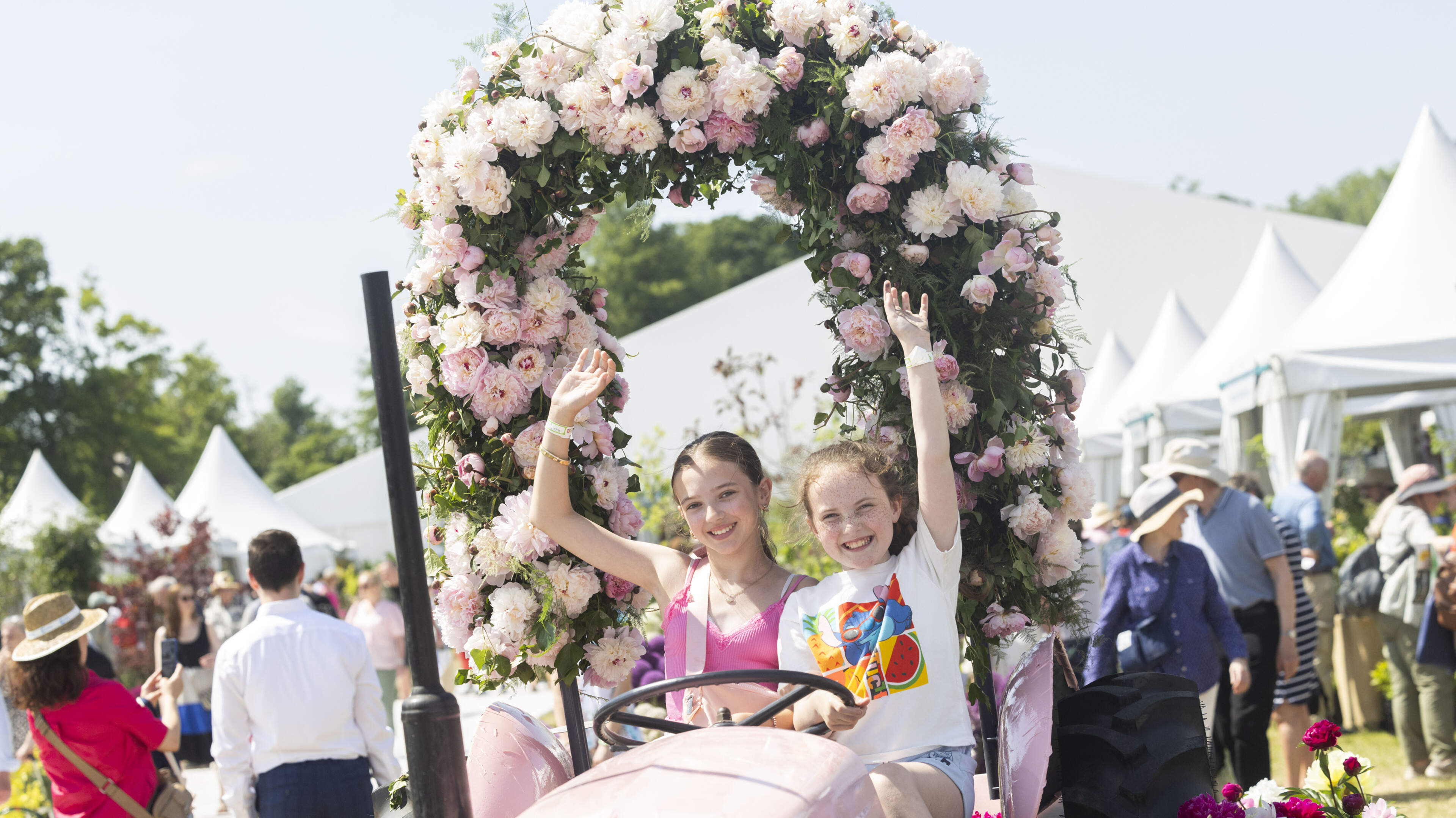 Of course I turned up at Bloom unprepared and ended up creating a crowd-pulling attraction