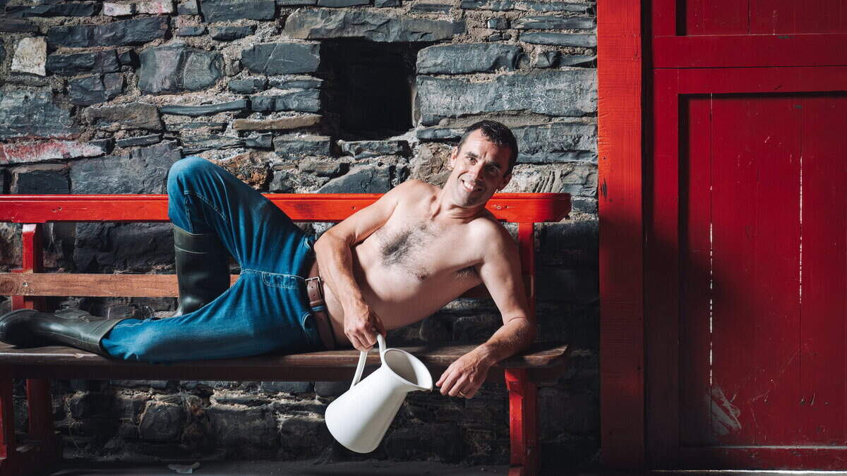 Kerry farmer ‘thought he didn't stand a chance' to pose topless for fun calendar
