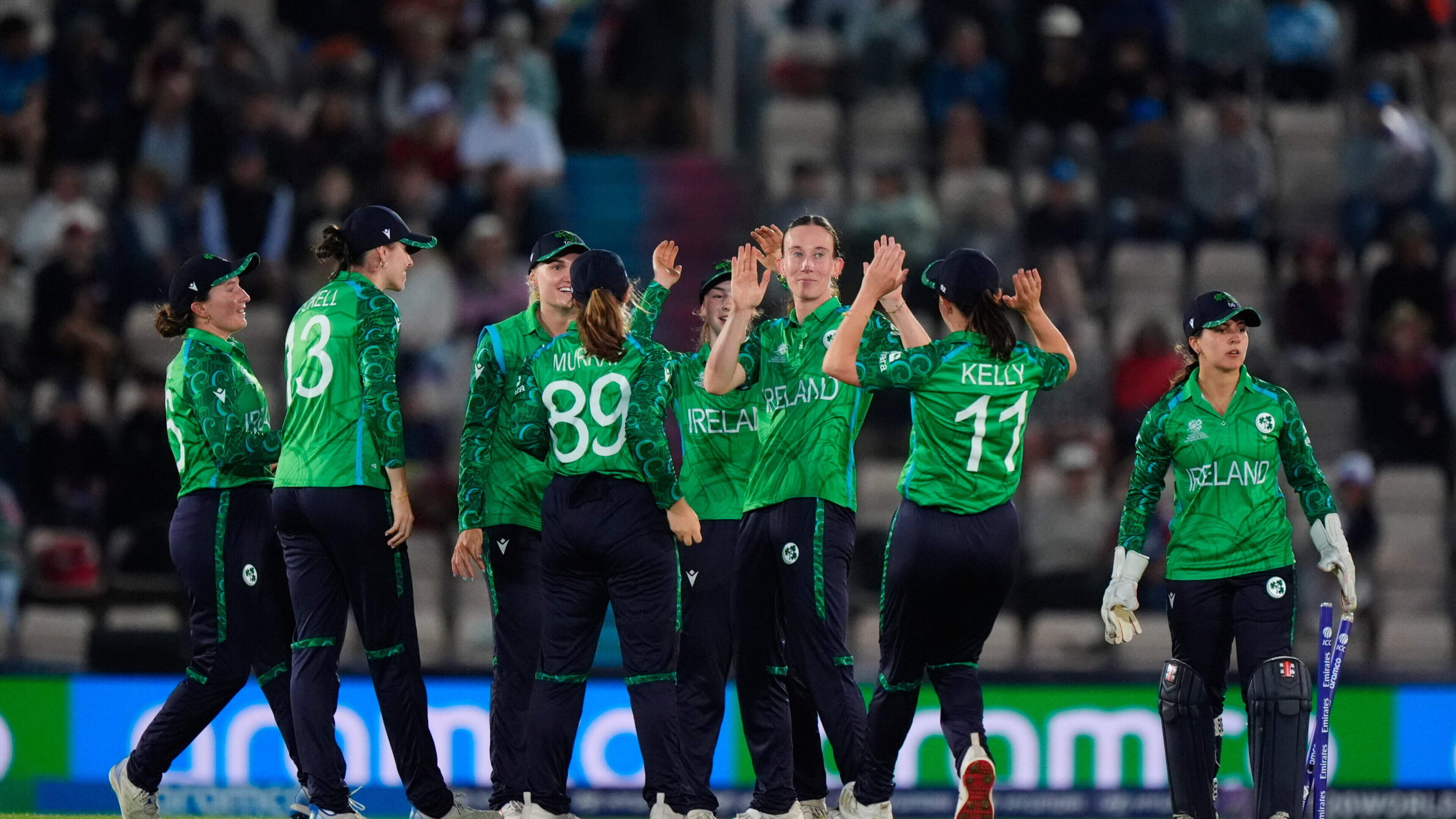 Louise Little’s late blitz not enough as Ireland fall short against England in T20 World Cup clash
