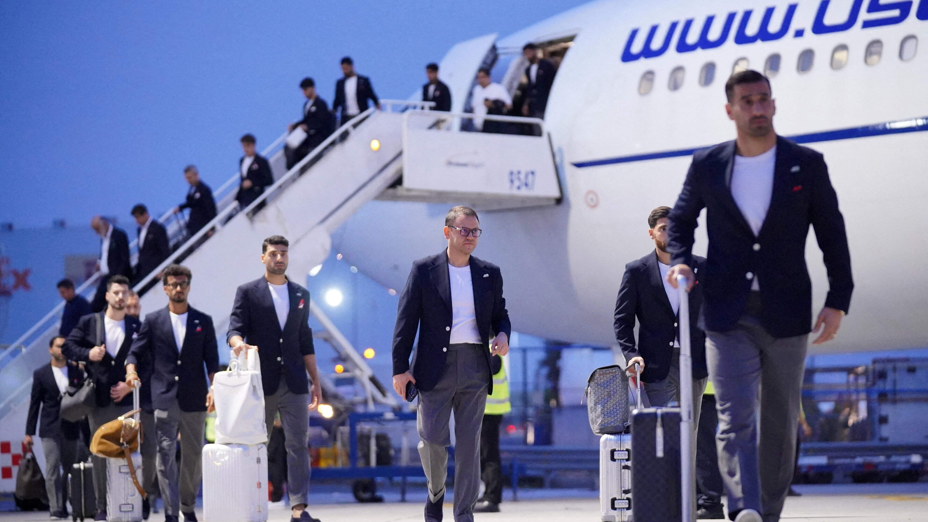 Iran arrive at World Cup with swipe at US over att