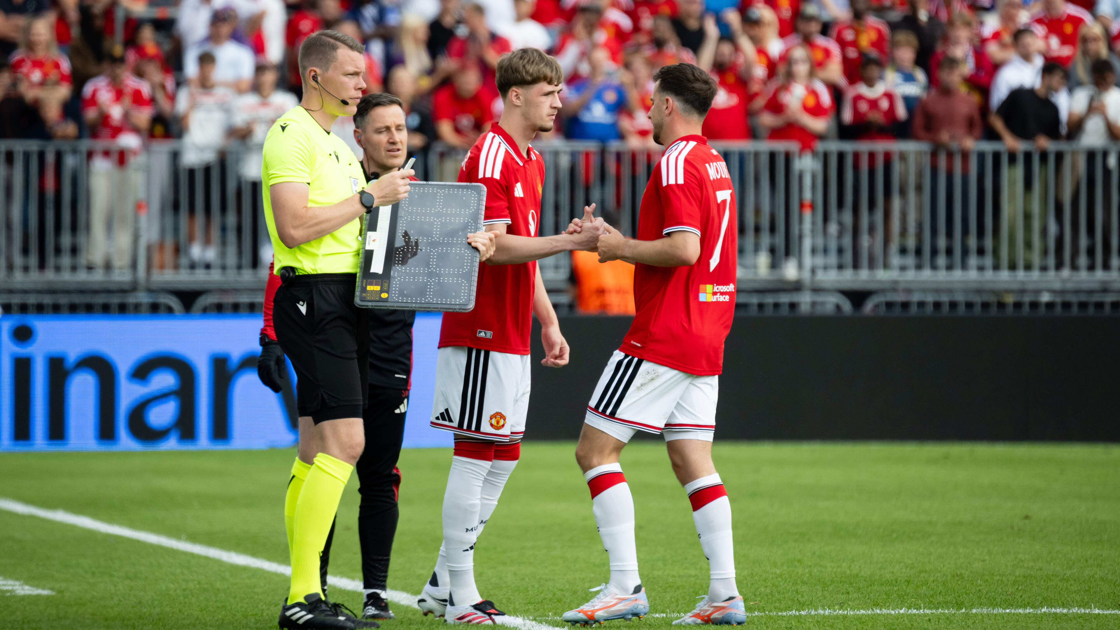 Michael Carrick allays fears over Mason Mount after injury scare in Man Utd’s draw with PSG