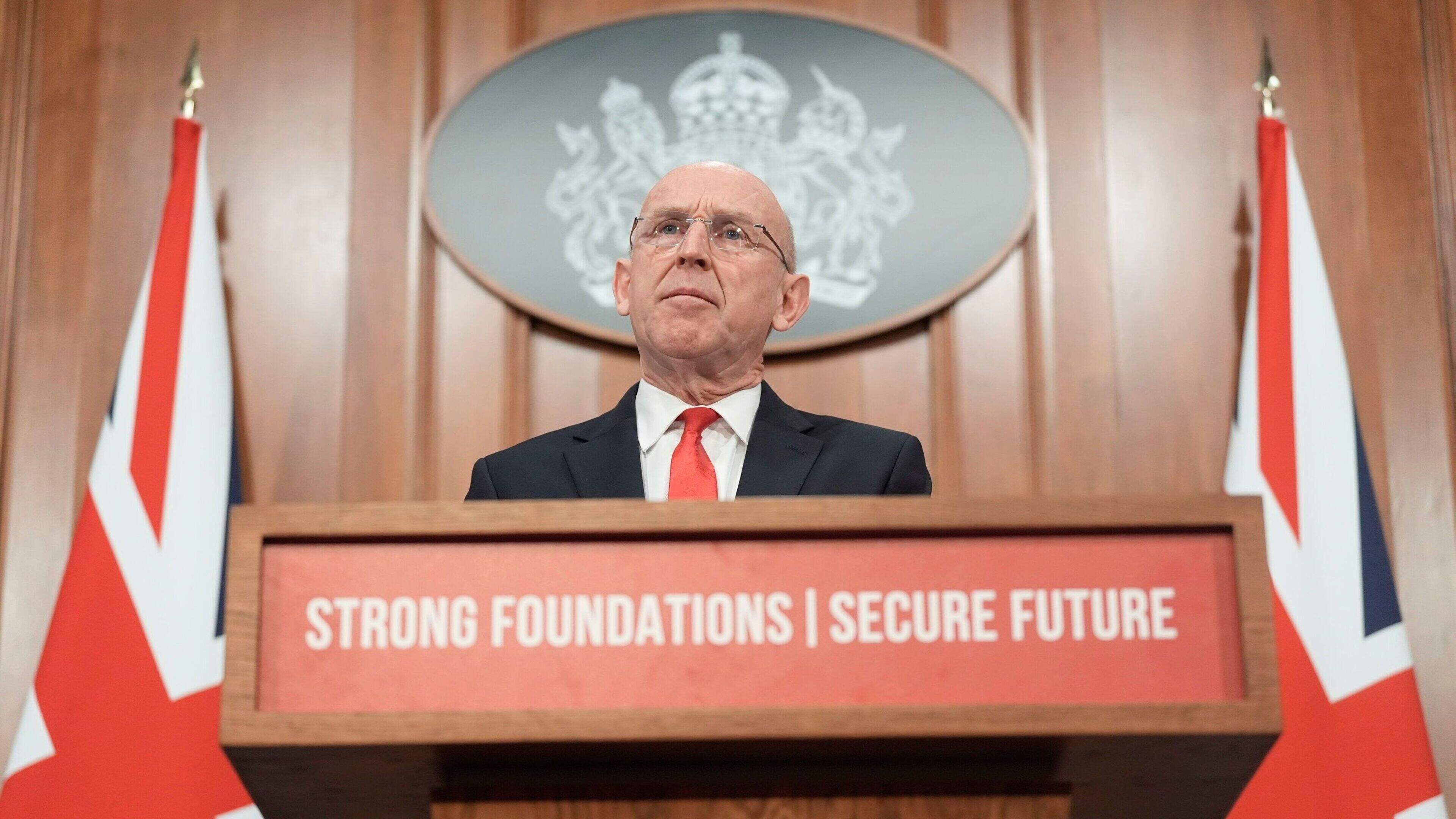 UK defence chief John Healey quits with attack on Keir Starmer over spending