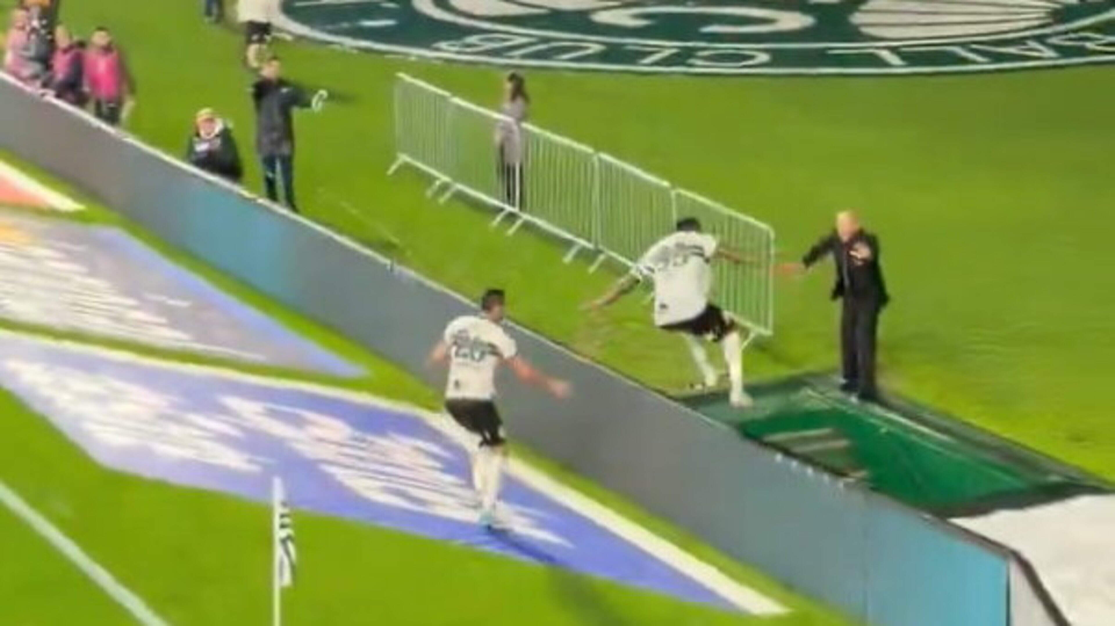 Watch: Player plunges down hole celebrating goal that was disallowed in Brazil