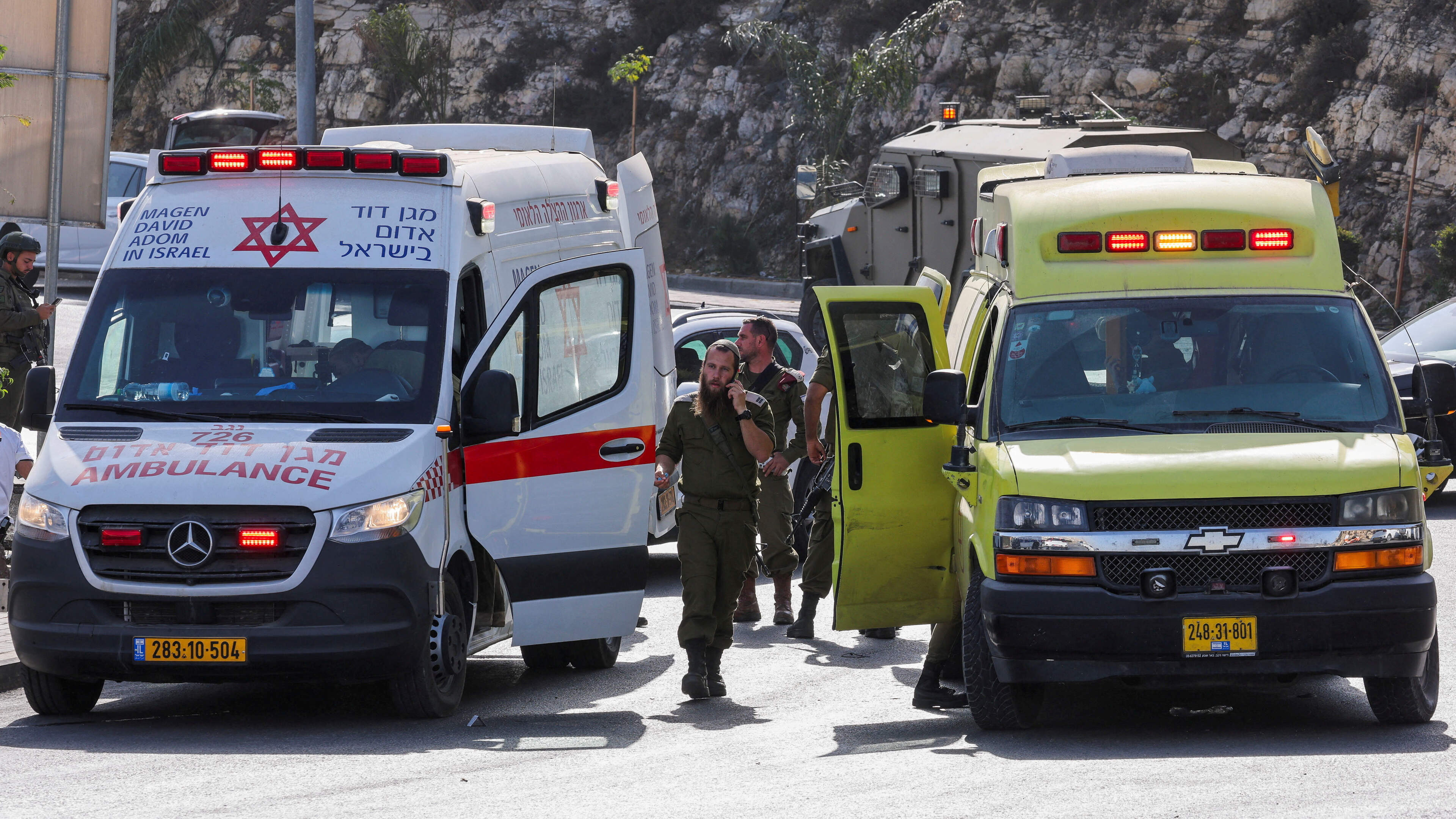 Israeli army says it killed two men after a gun attack in the occupied West Bank