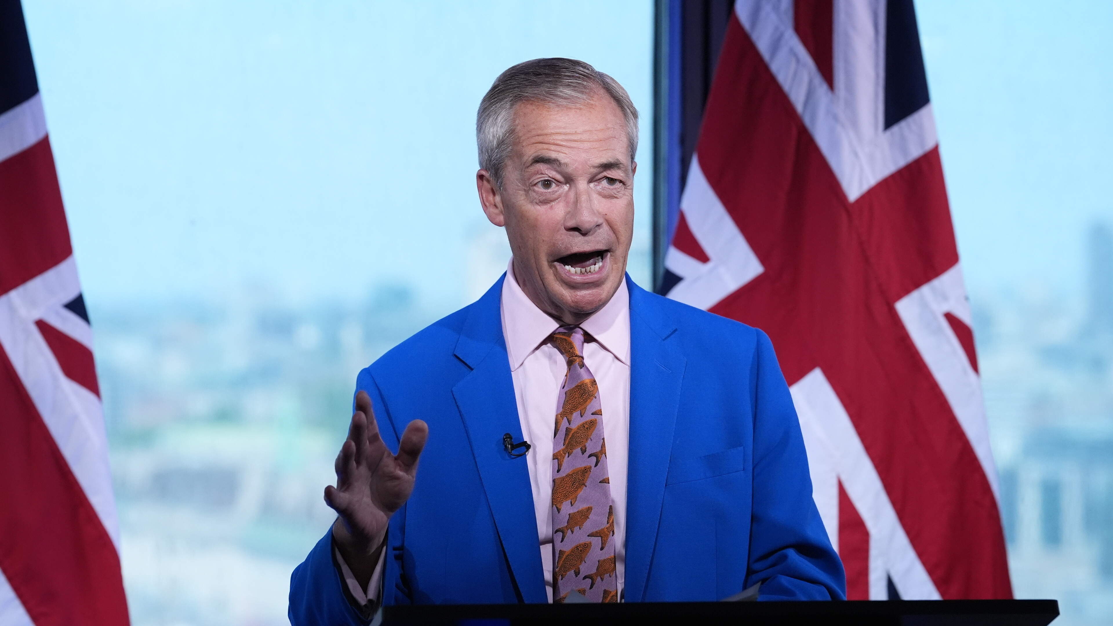 Nigel Farage slumps to lowest approval rating since election