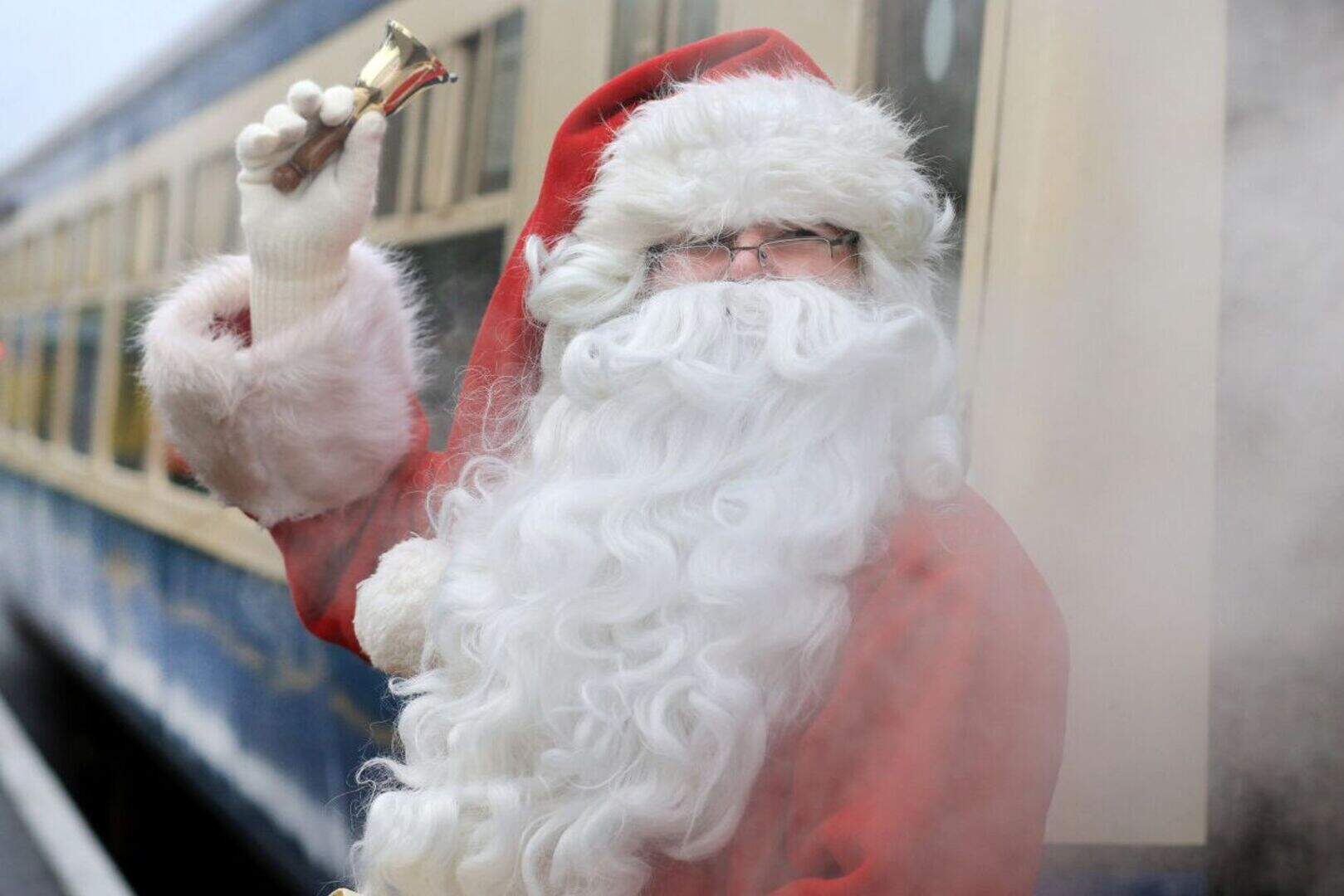 All aboard! A magical journey on the Santa Special steam train | Irish ...