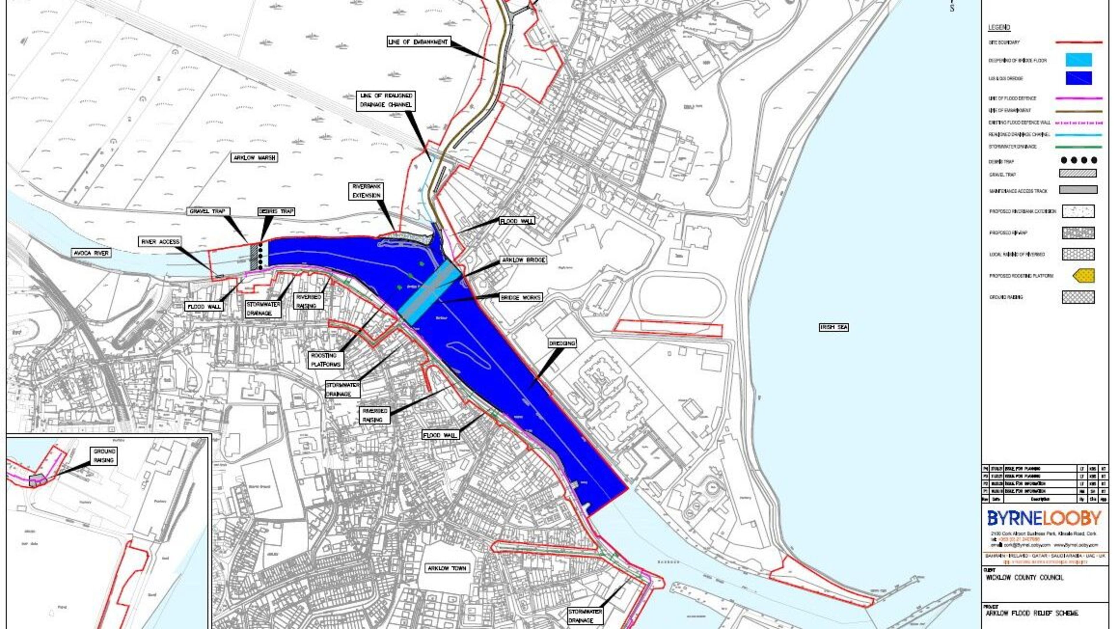 Arklow flood scheme stalls as archaeology and bridge works delay crucial dredging