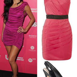 Dress Lipsy €80; Shoes Buffalo €129.90