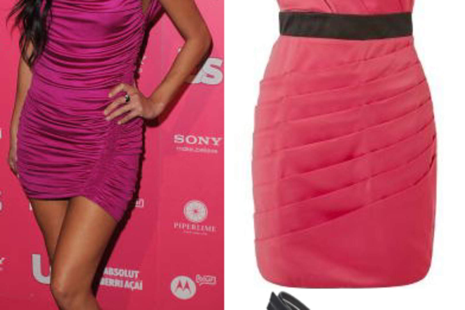 Dress Lipsy €80; Shoes Buffalo €129.90