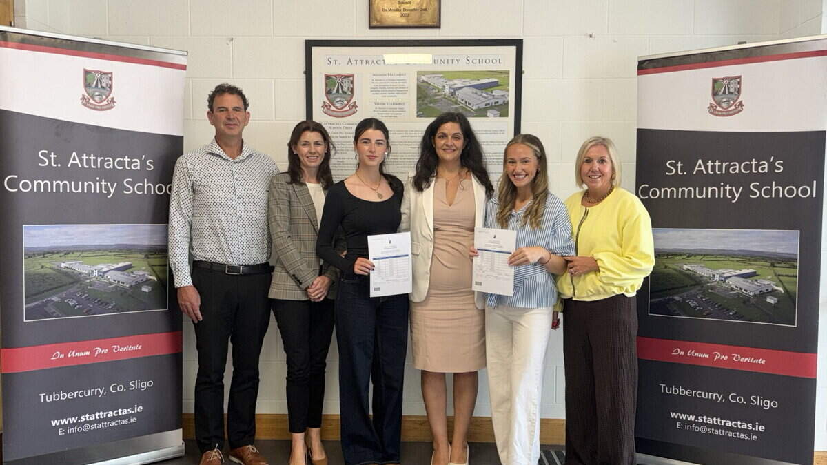 Two St Attracta students achieve 7 H1's in Leaving Certificate