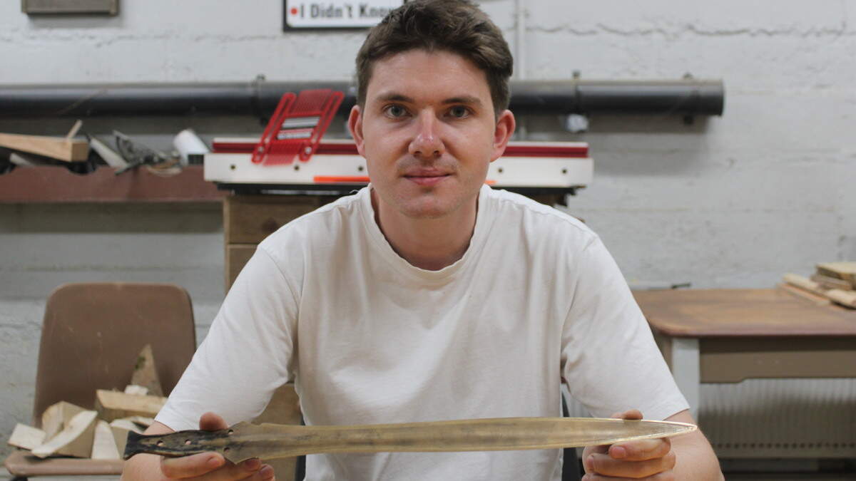 Meet the Ballaghaderreen teacher reviving the 4,000-year-old art of Bronze Age sword-making
