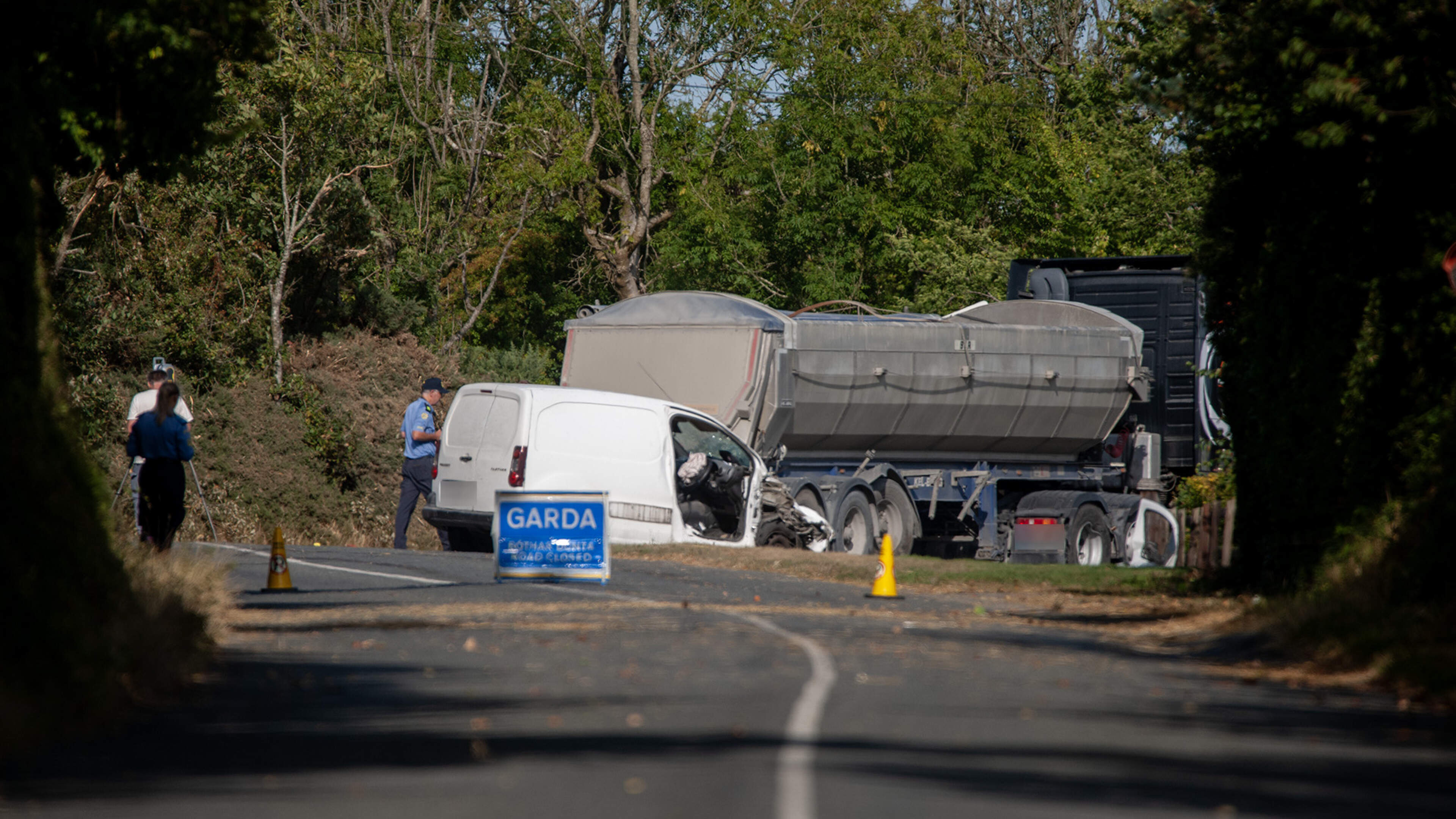 Woman airlifted to hospital after serious crash between truck and van in Wexford