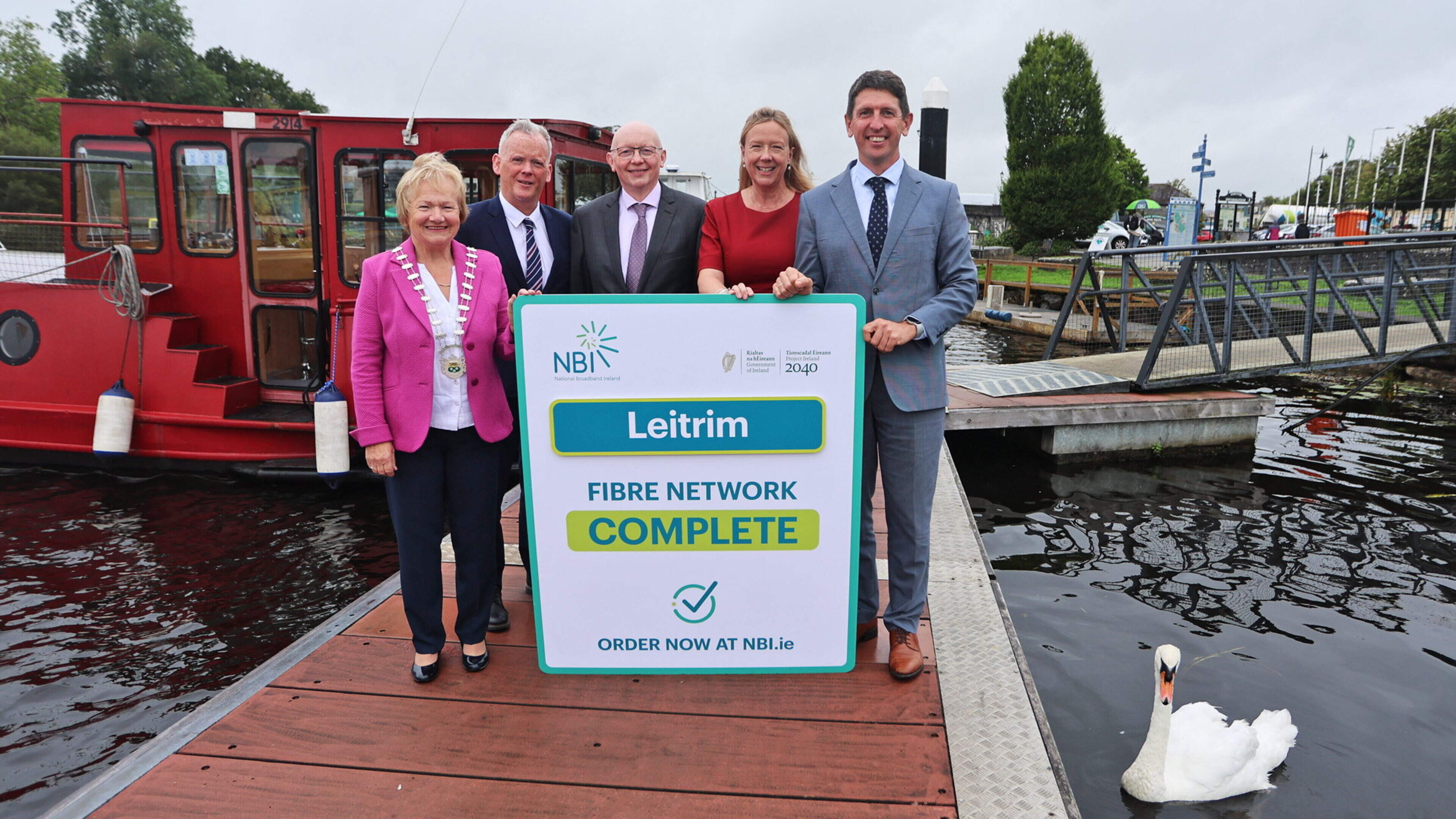Rollout of national broadband in County Leitrim is completed at a cost of €46m