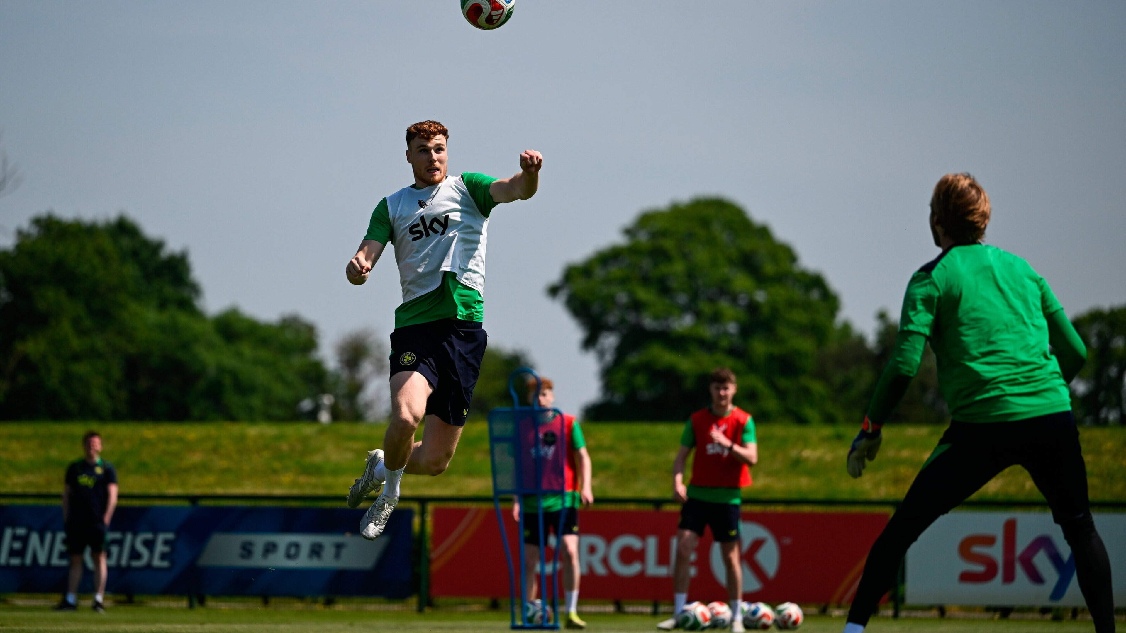 Jake O'Brien hails ‘aura’ of Seamus Coleman as Ireland team-mate shows no signs of slowing down after Everton exit