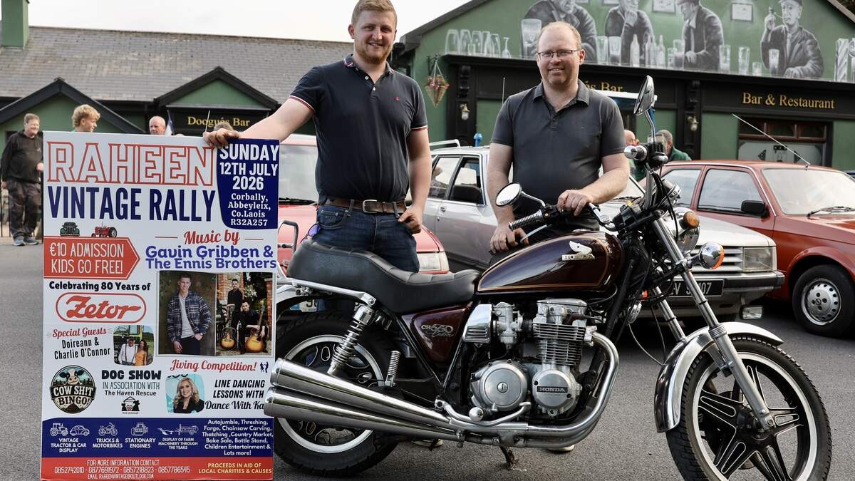 Vintage rally returns to Laois this year with entertainment offering bigger than ever