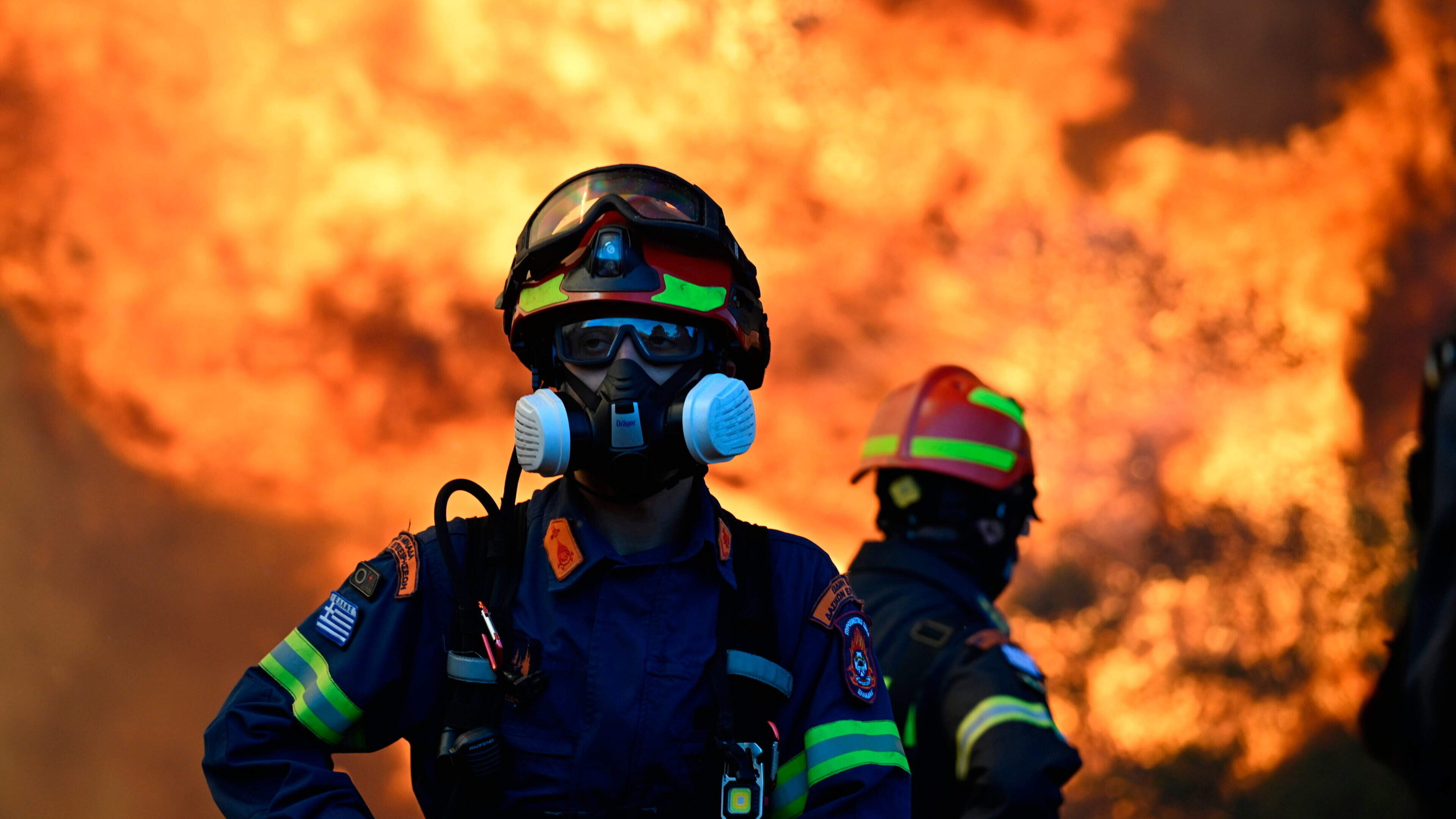 Two killed as helicopters collide midair while tackling huge wildfire in Greece