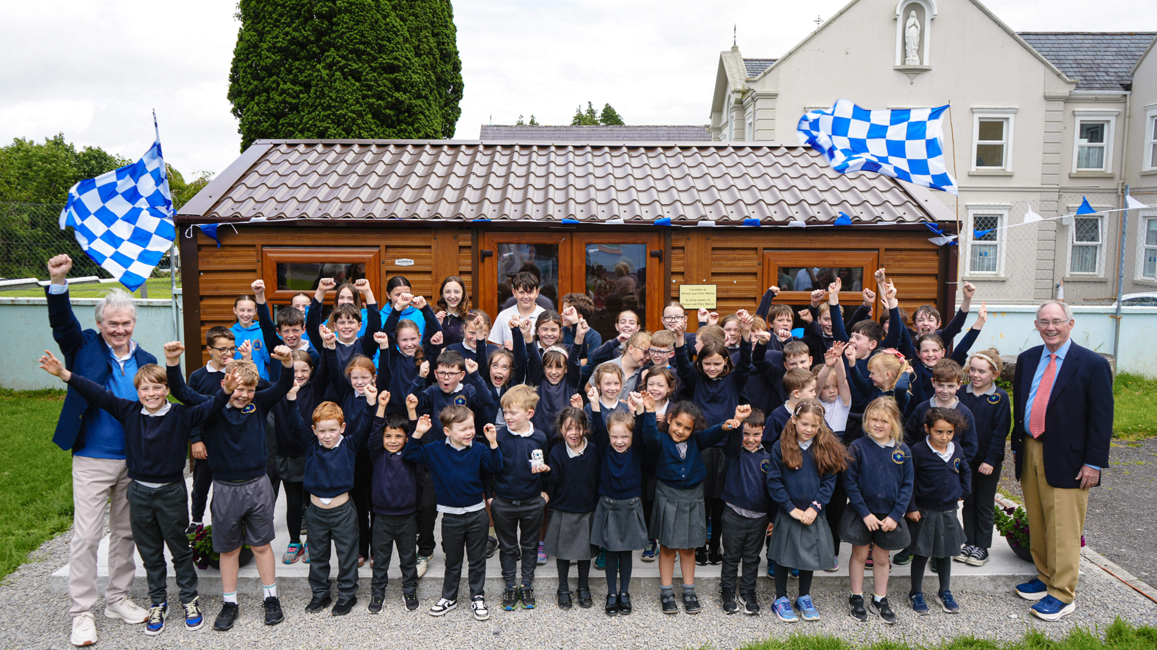 Former New York official honours Galway roots with classroom donation to local primary school