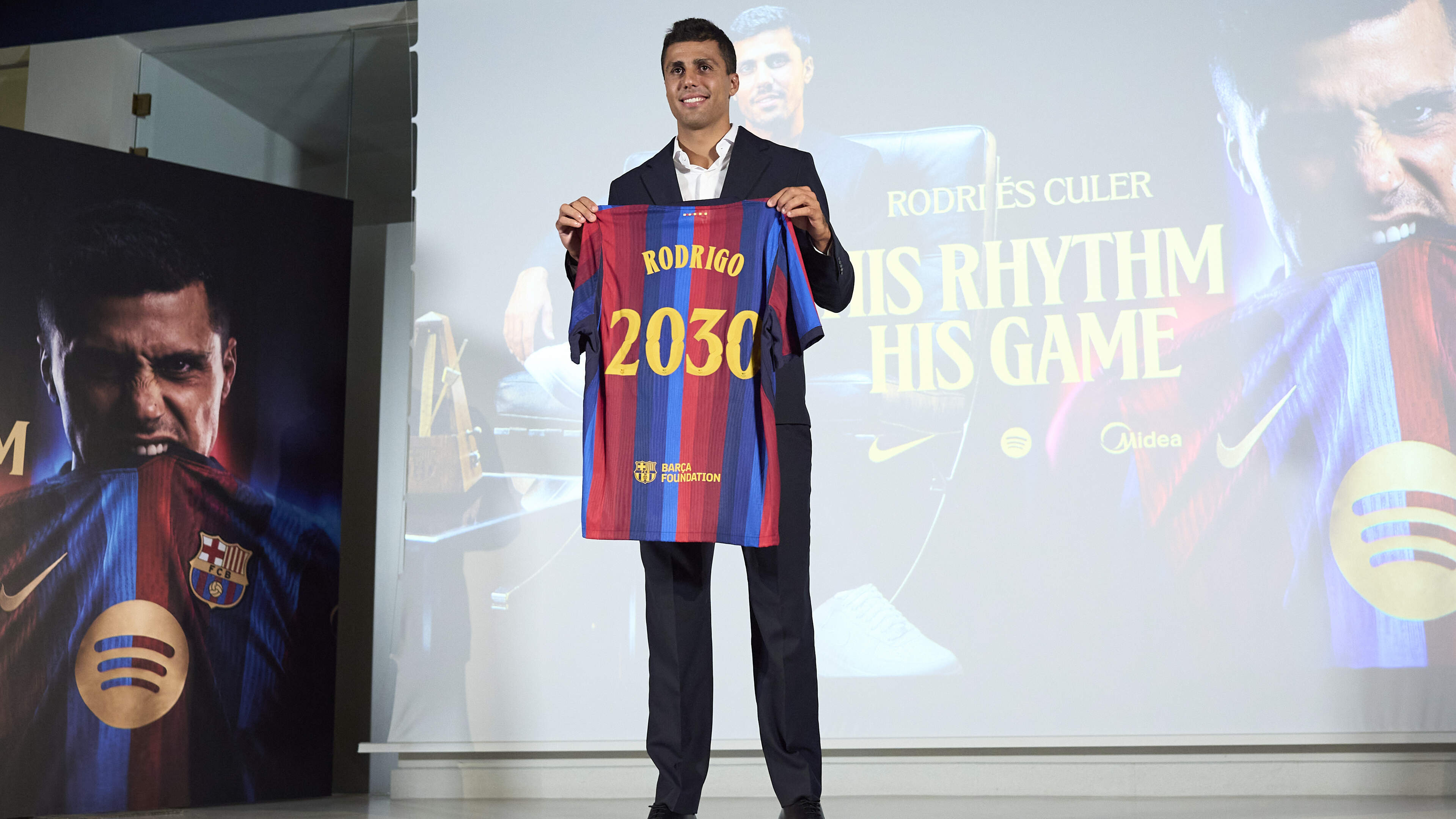 Rodri signs four-year deal with Barcelona after £65.4m move from Manchester City