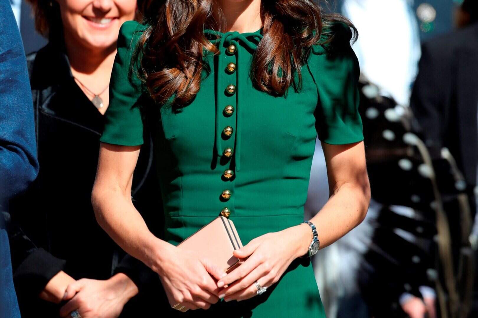 Kate Middleton dazzles in Dolce & Gabbana dress as she and Prince William  make another appearance without children | Irish Independent