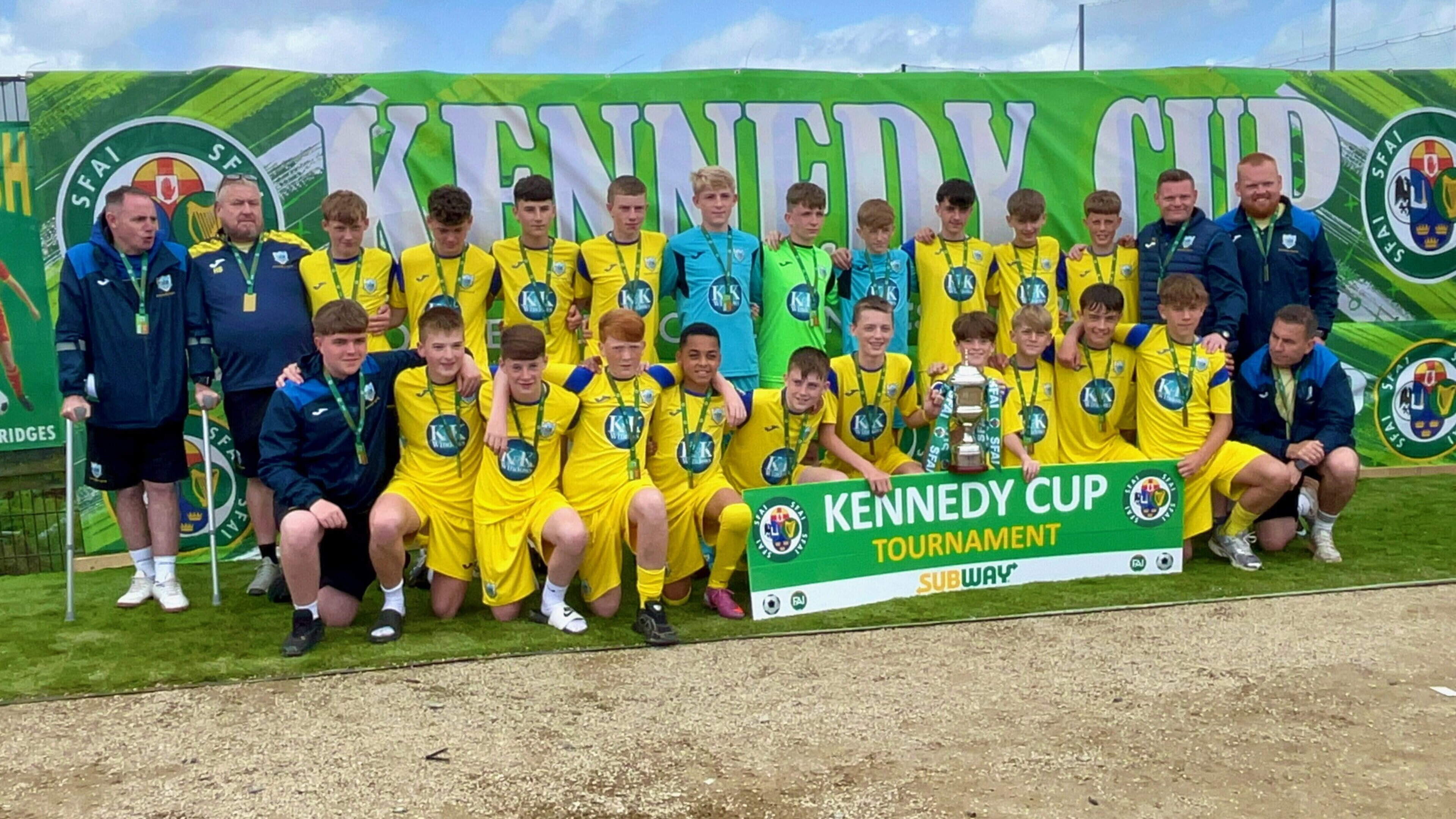 Wicklow boys make history with historic Kennedy Cup trophy triumph