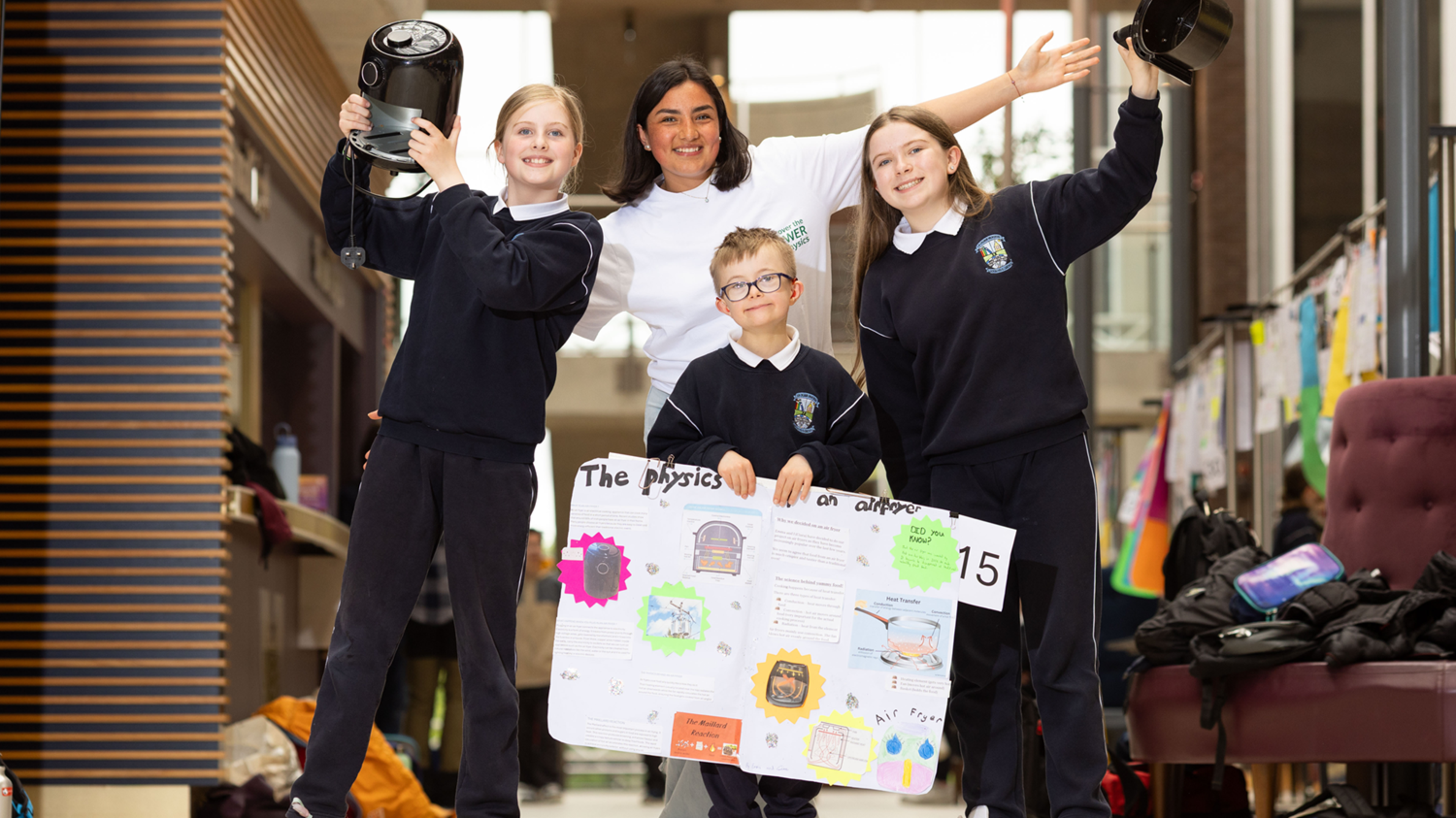 Meet the young scientists at Limerick competition who turned air fryers into physics projects