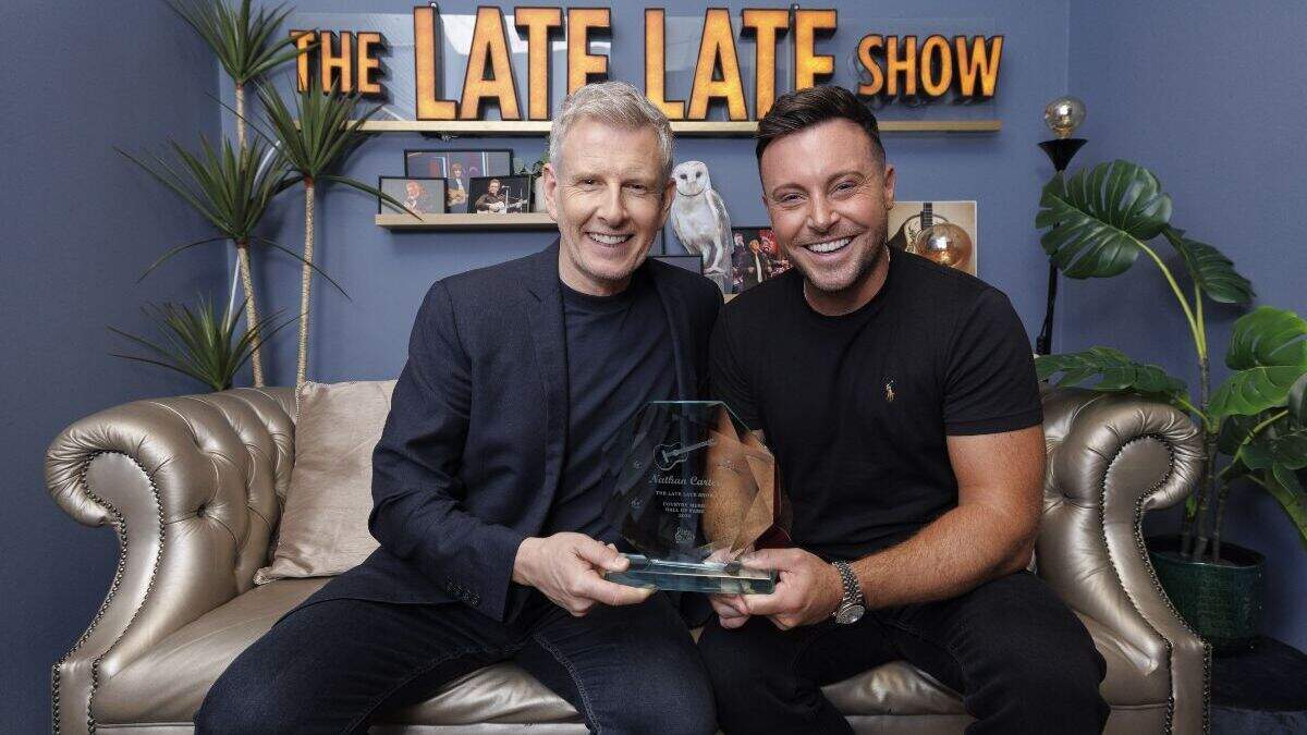 Nathan Carter Becomes Youngest Inductee to Late Late Show Country Music Hall of Fame