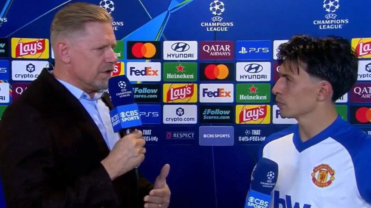 Peter Schmeichel’s howler of an interview with Lisandro Martinez shows why questions and who is asking them matter