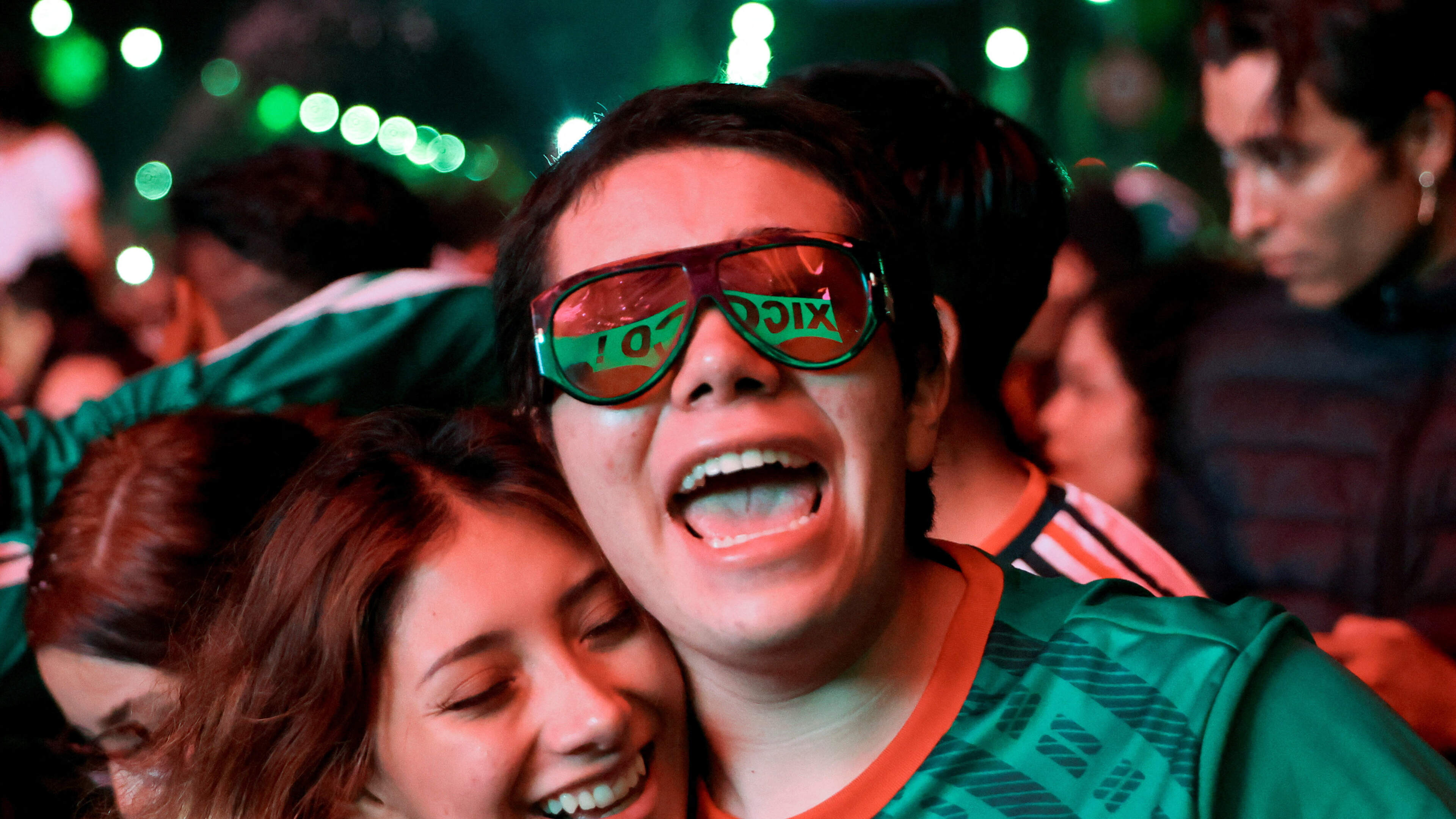 Plastic ponchos, scenes of unbridled joy and carnage: Evening to remember at the Azteca as Mexico’s glory stirs memories of 1986