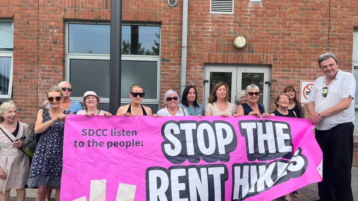 ‘There will be no living for us at all' – Older residents protest South Dublin County Council 25pc rent hike