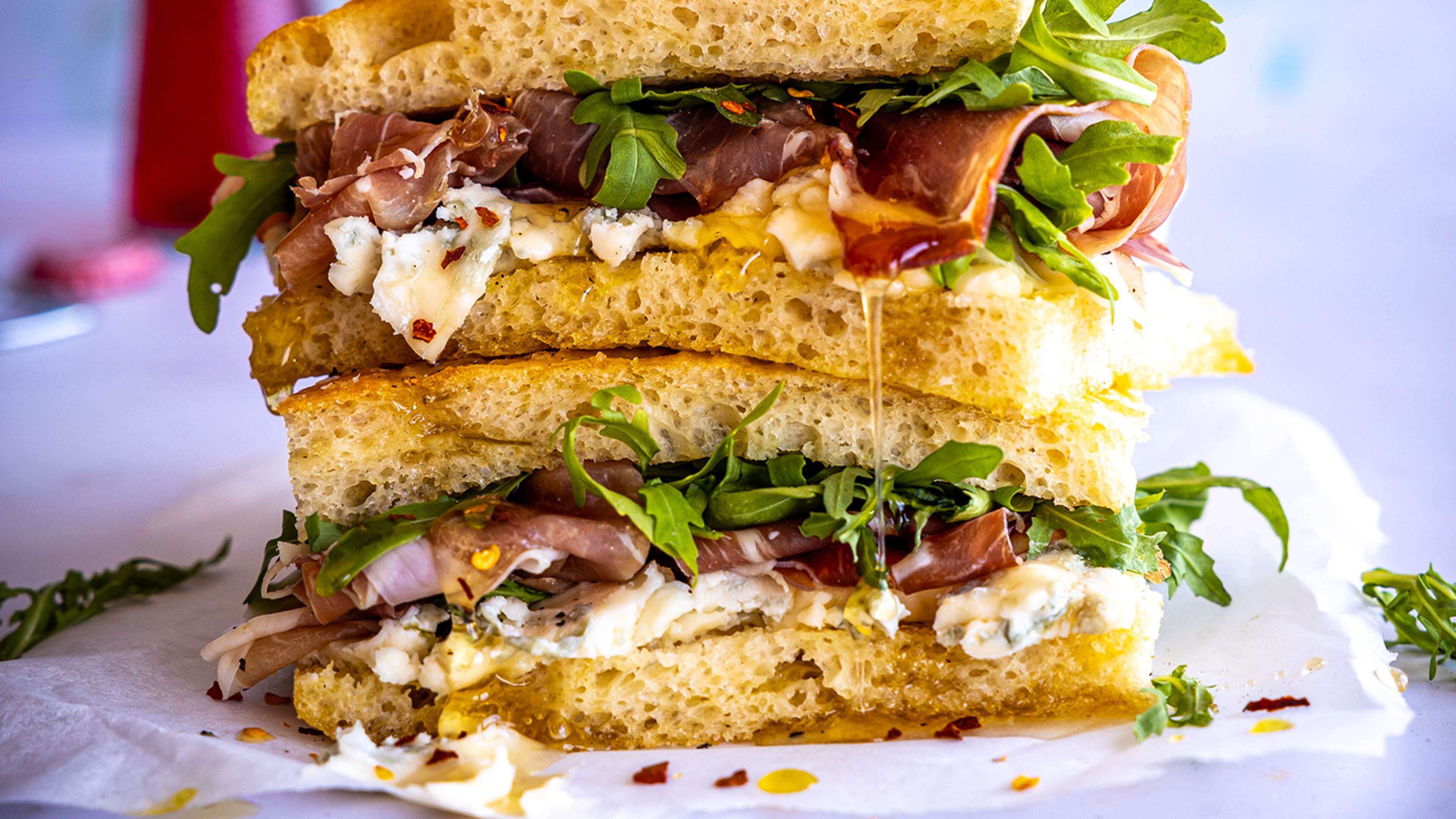 Italian Focaccia Sandwich