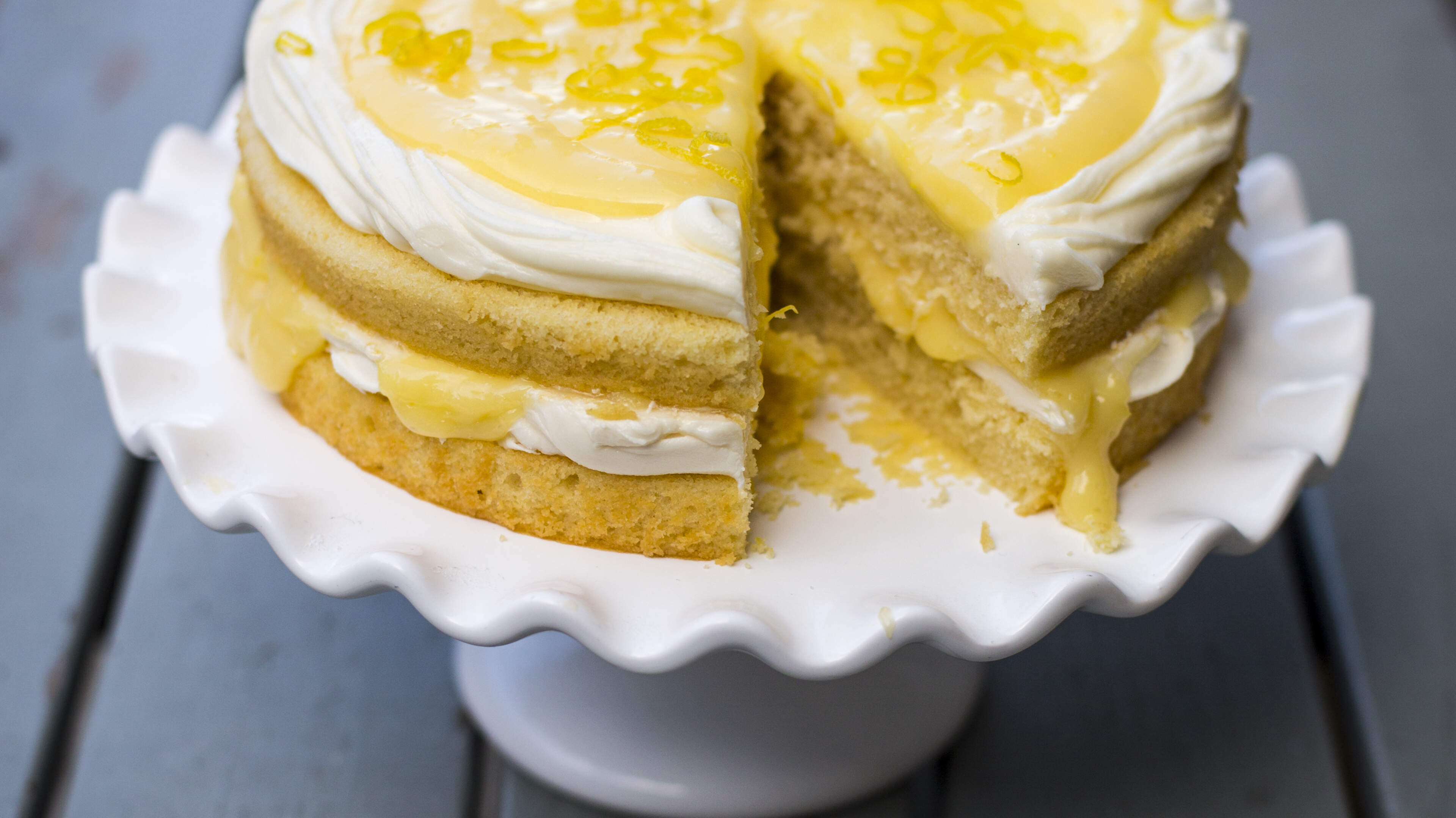 Lemon Curd Cake